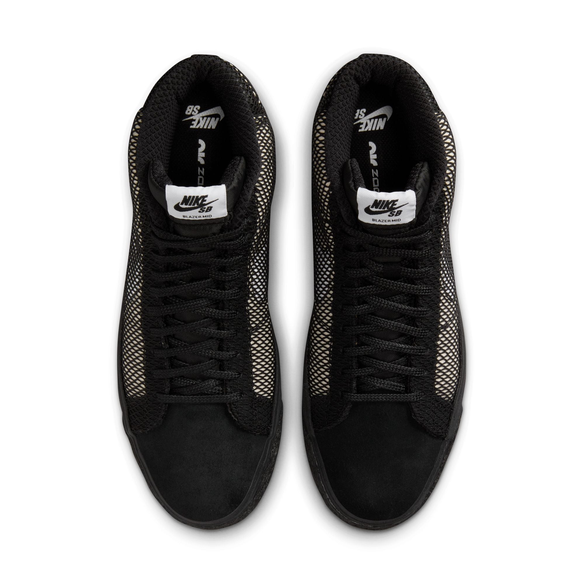 NIKE - BLAZER MID PREMIUM - BLANC / NOIR
