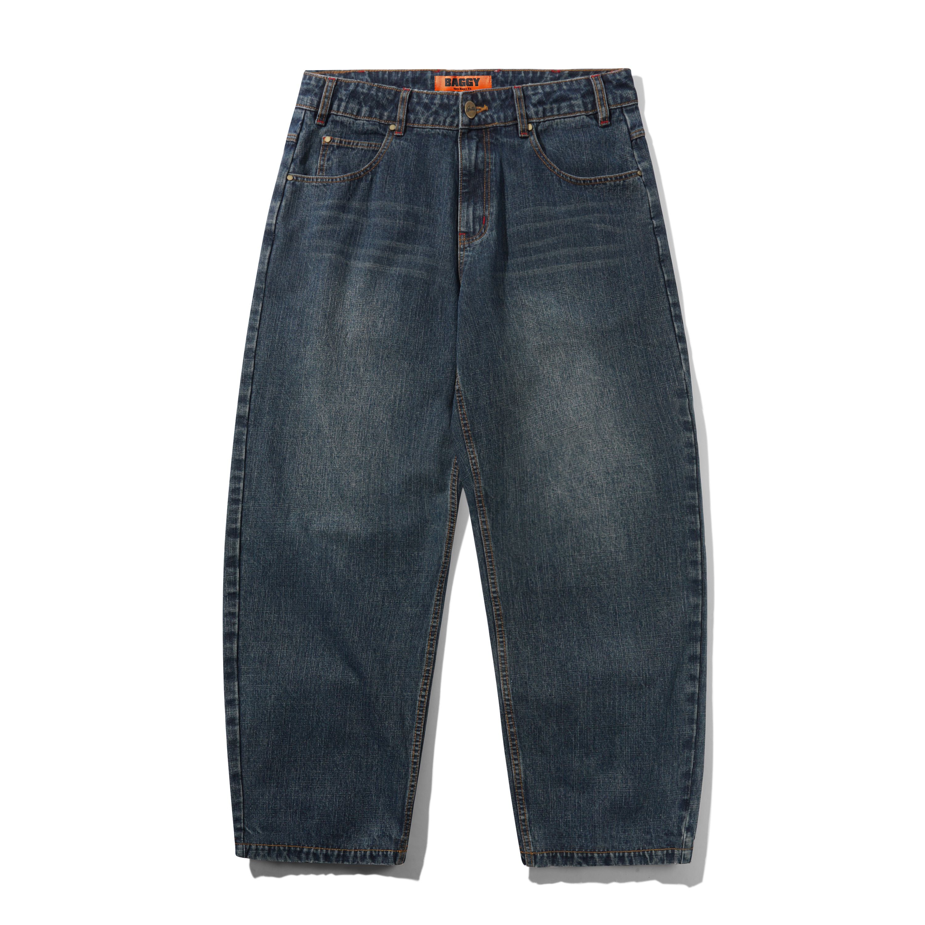 BUTTER - BLOTCH DENIM JEANS - NAVY