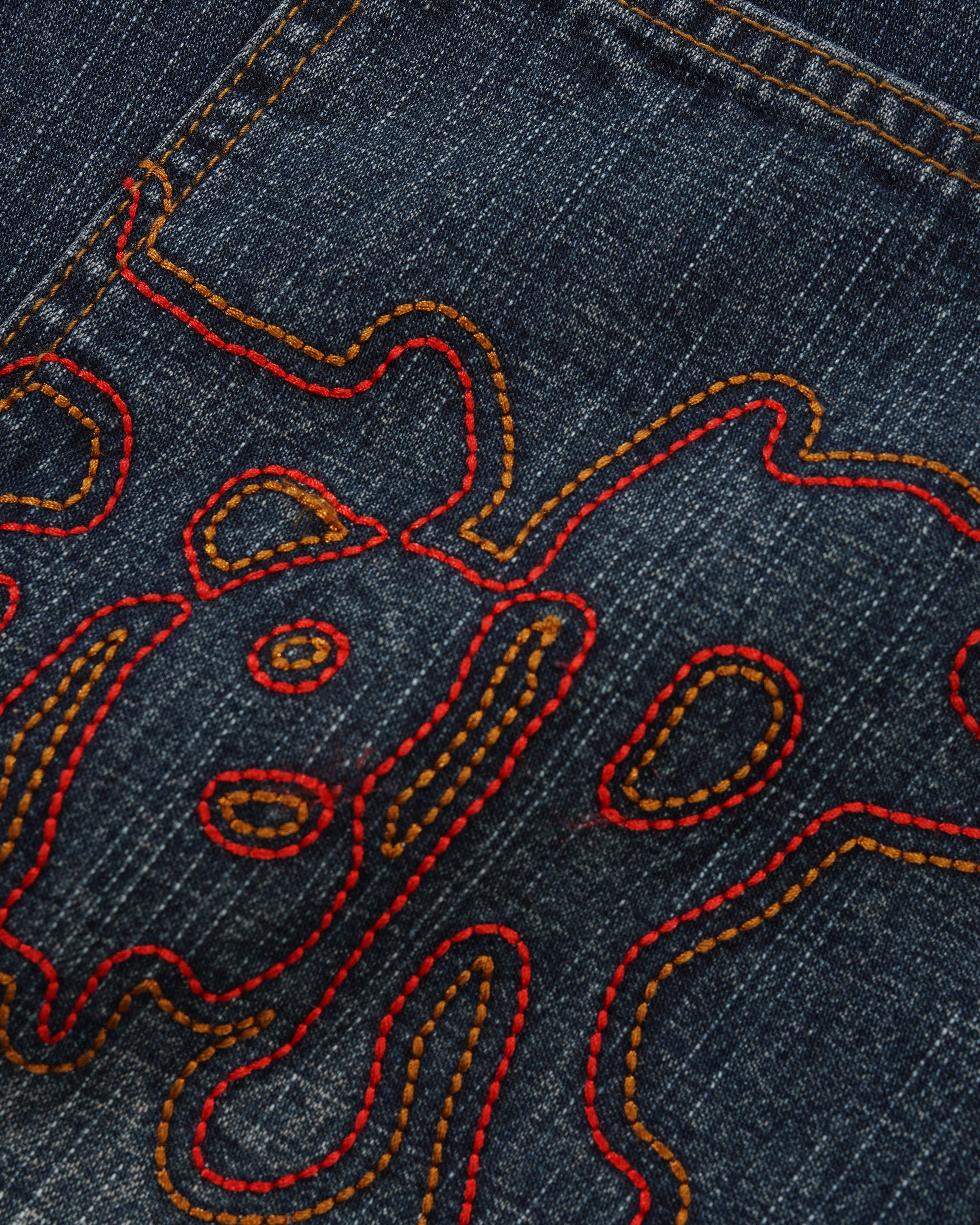BUTTER - BLOTCH DENIM JEANS - NAVY