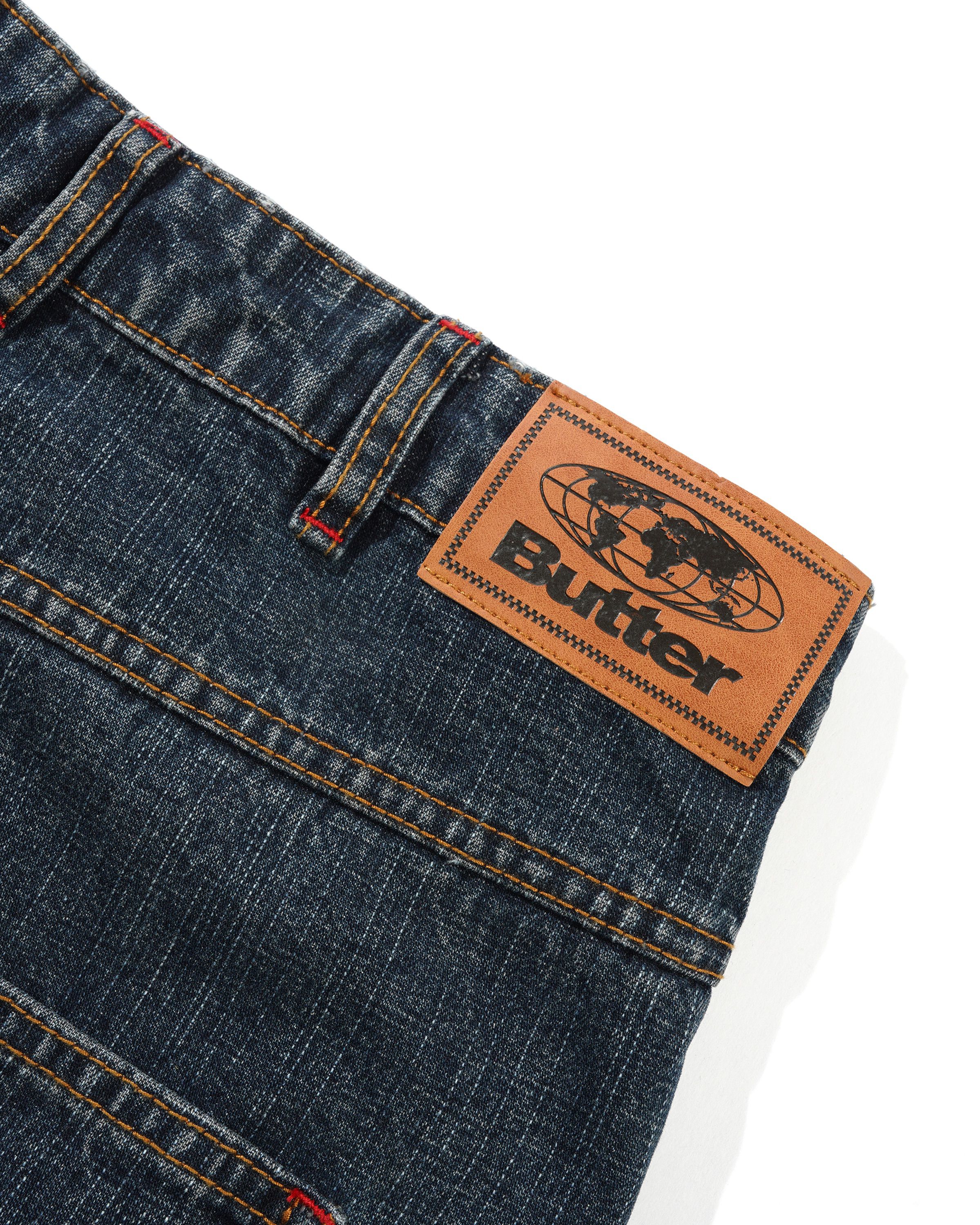 BUTTER - BLOTCH DENIM JEANS - NAVY