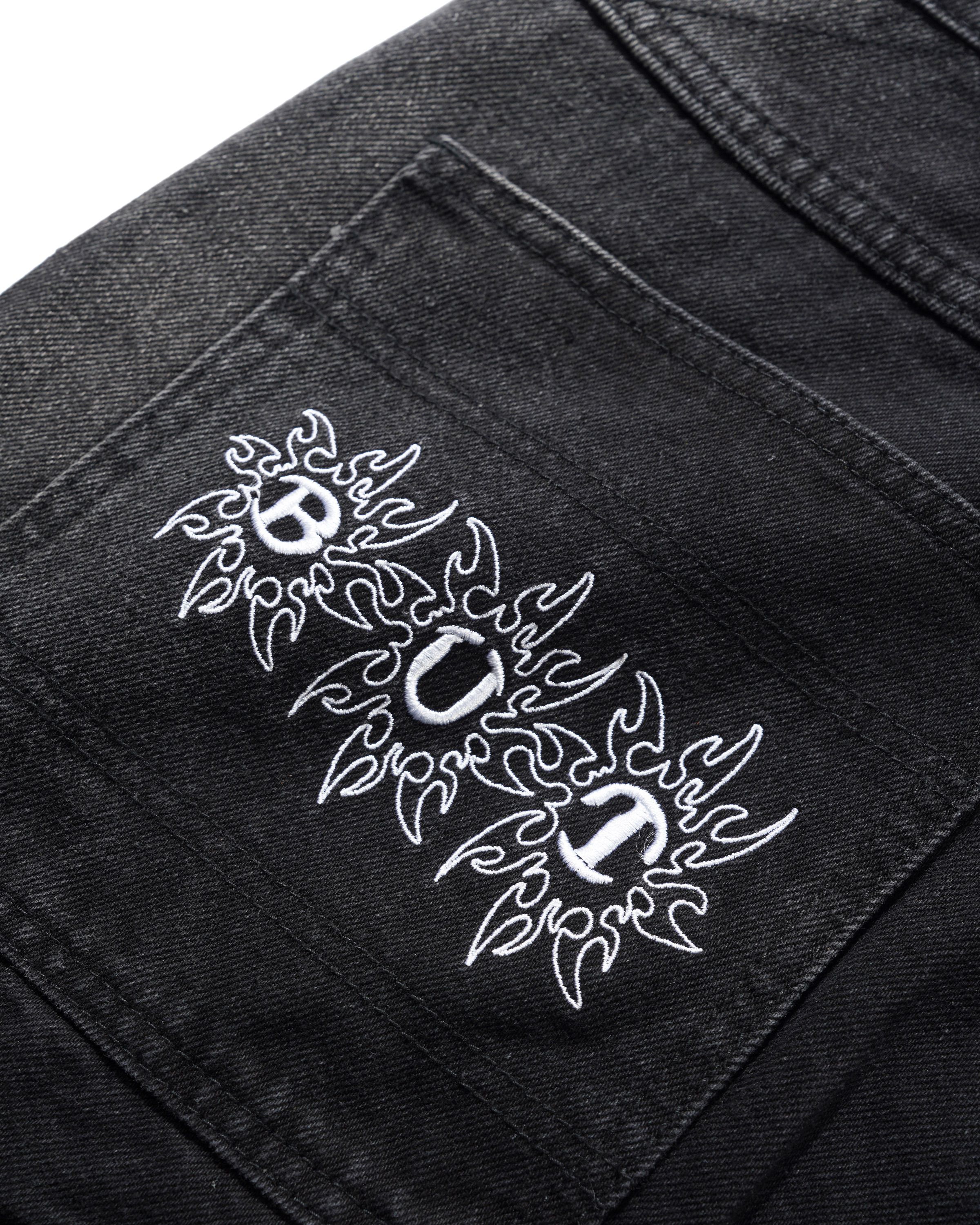 BUTTER - BRONCO DENIM JEAN - WASHED BLACK