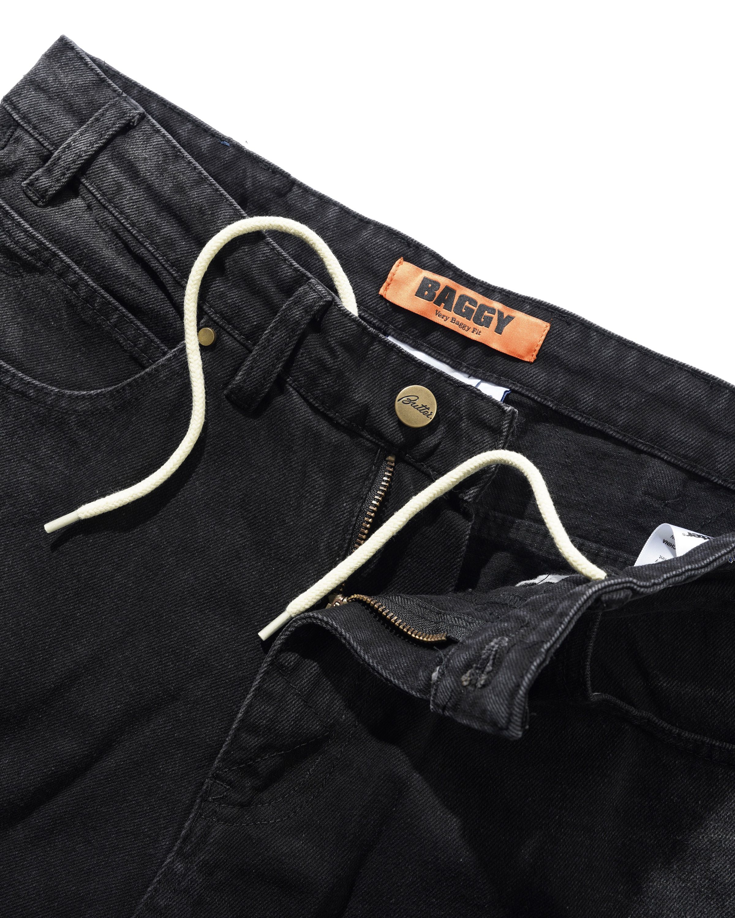 BUTTER - BRONCO DENIM JEAN - WASHED BLACK