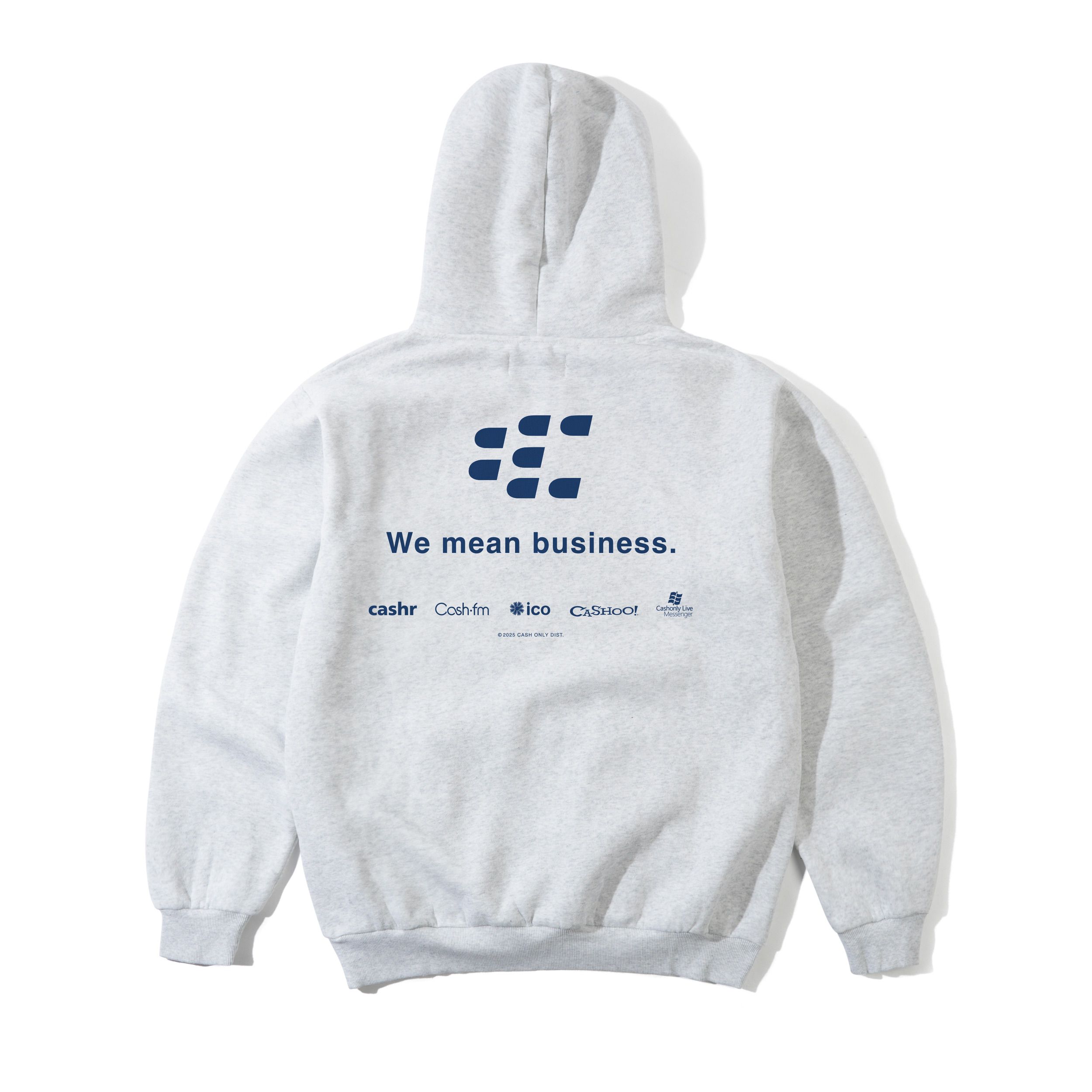 CASH ONLY - BUSINESS PULLOVER HOOD - ASH