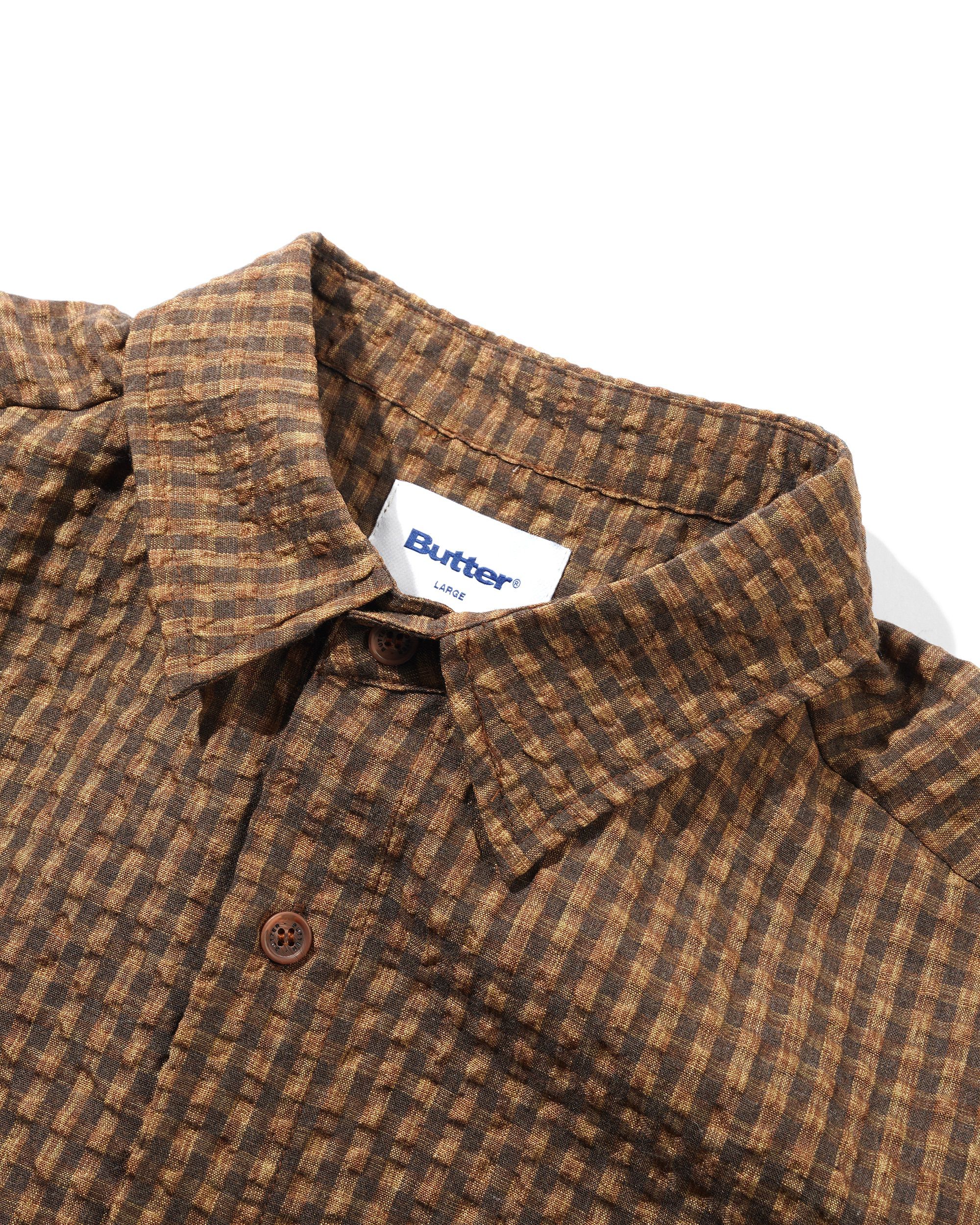 BUTTER - Equipment S/S Shirt - Brown