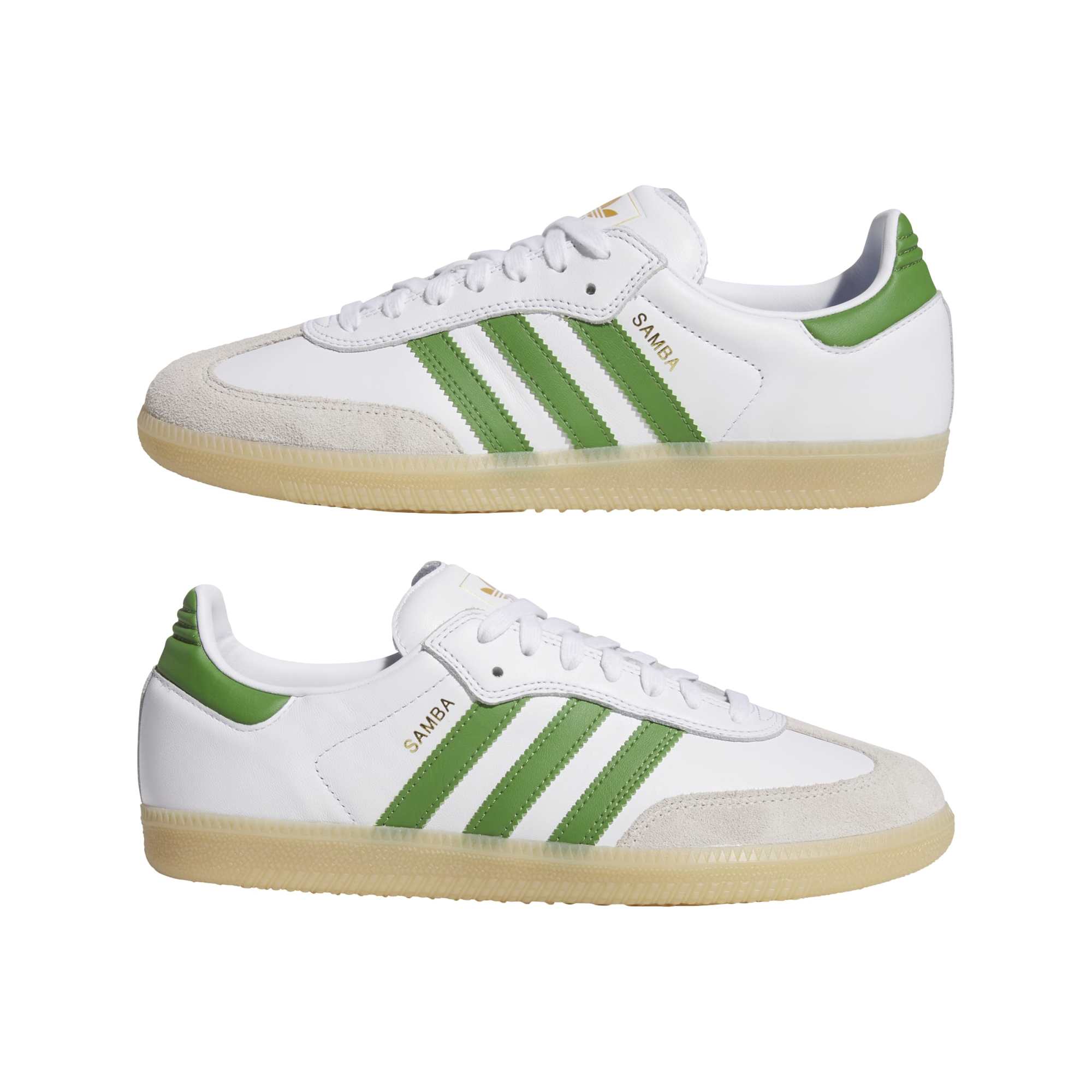 ADIDAS - SAMBA ADV - Cloud White / Crew Green
