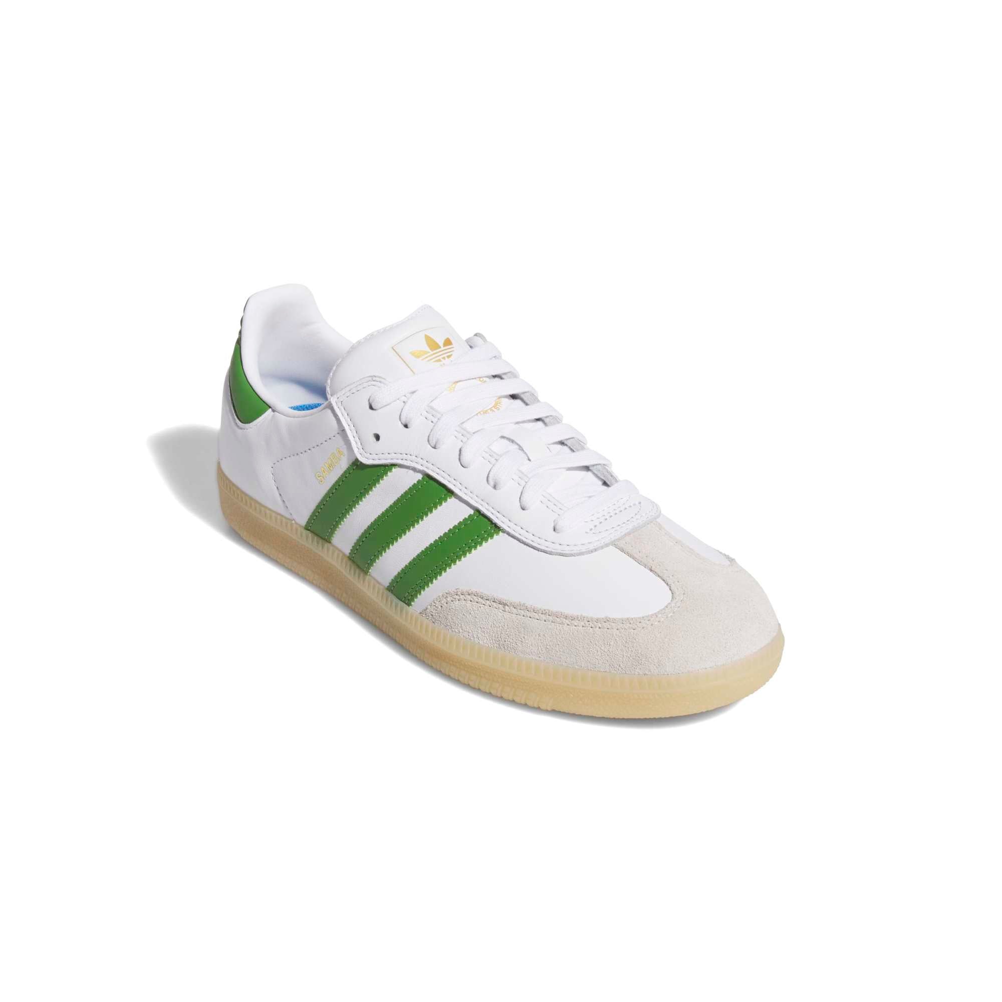ADIDAS - SAMBA ADV - Cloud White / Crew Green