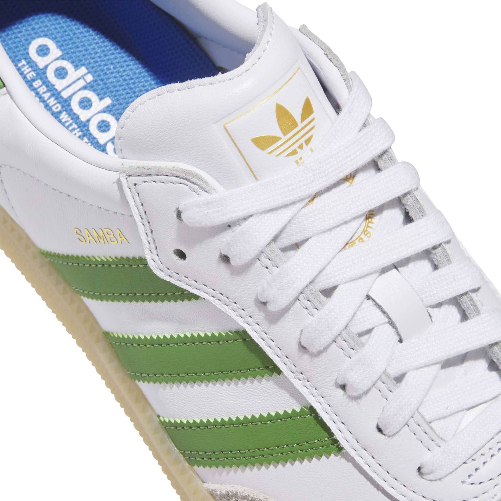 ADIDAS - SAMBA ADV - Cloud White / Crew Green