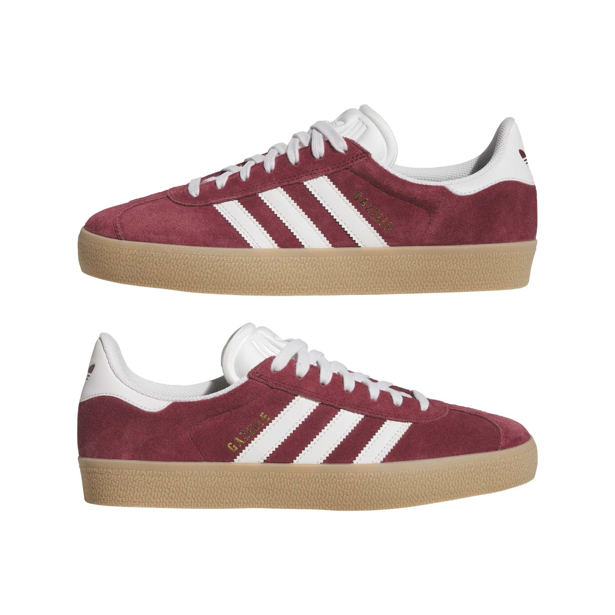 ADIDAS - GAZELLE ADV - Shadow Red / Crystal White / Gold Metallic