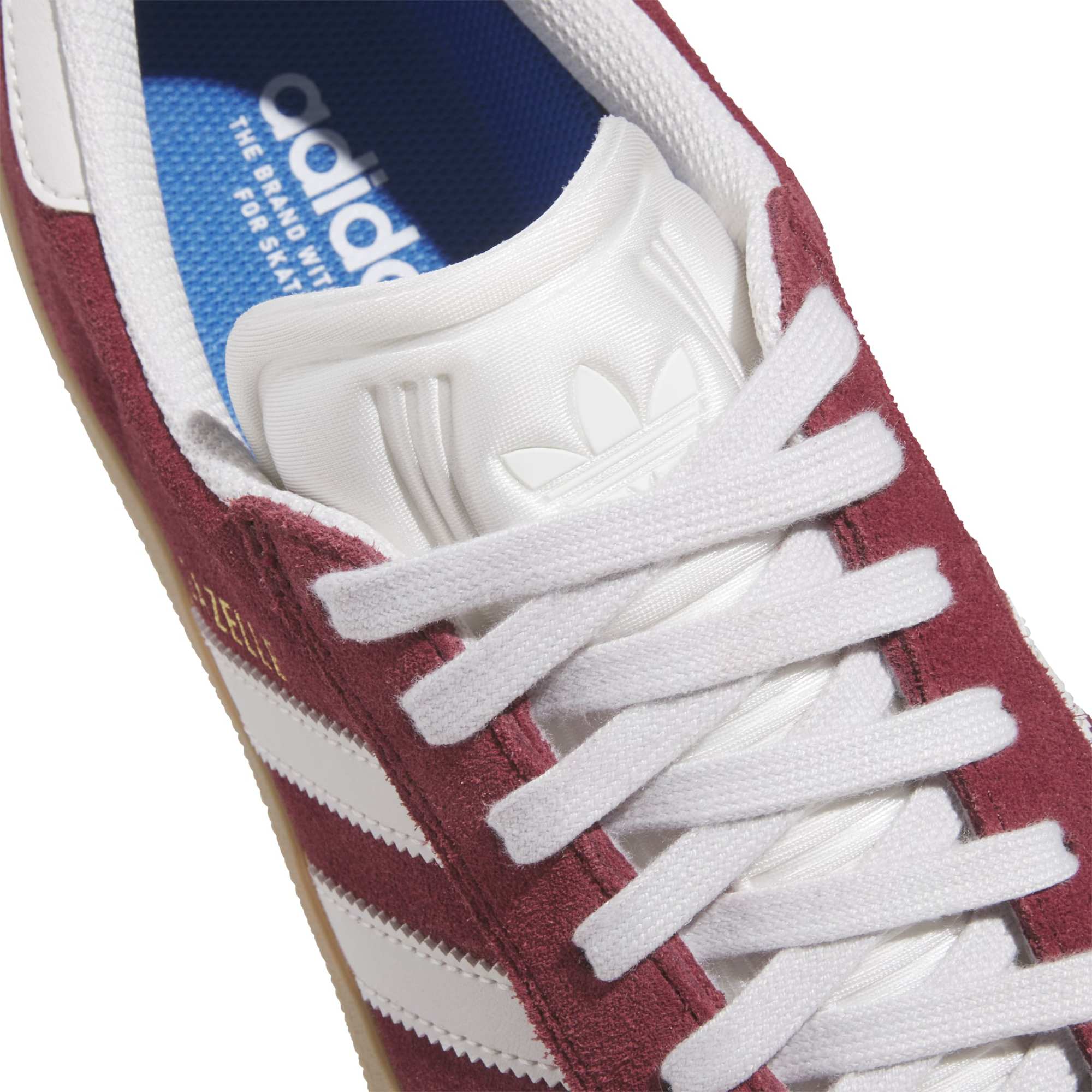 ADIDAS - GAZELLE ADV - Shadow Red / Crystal White / Gold Metallic