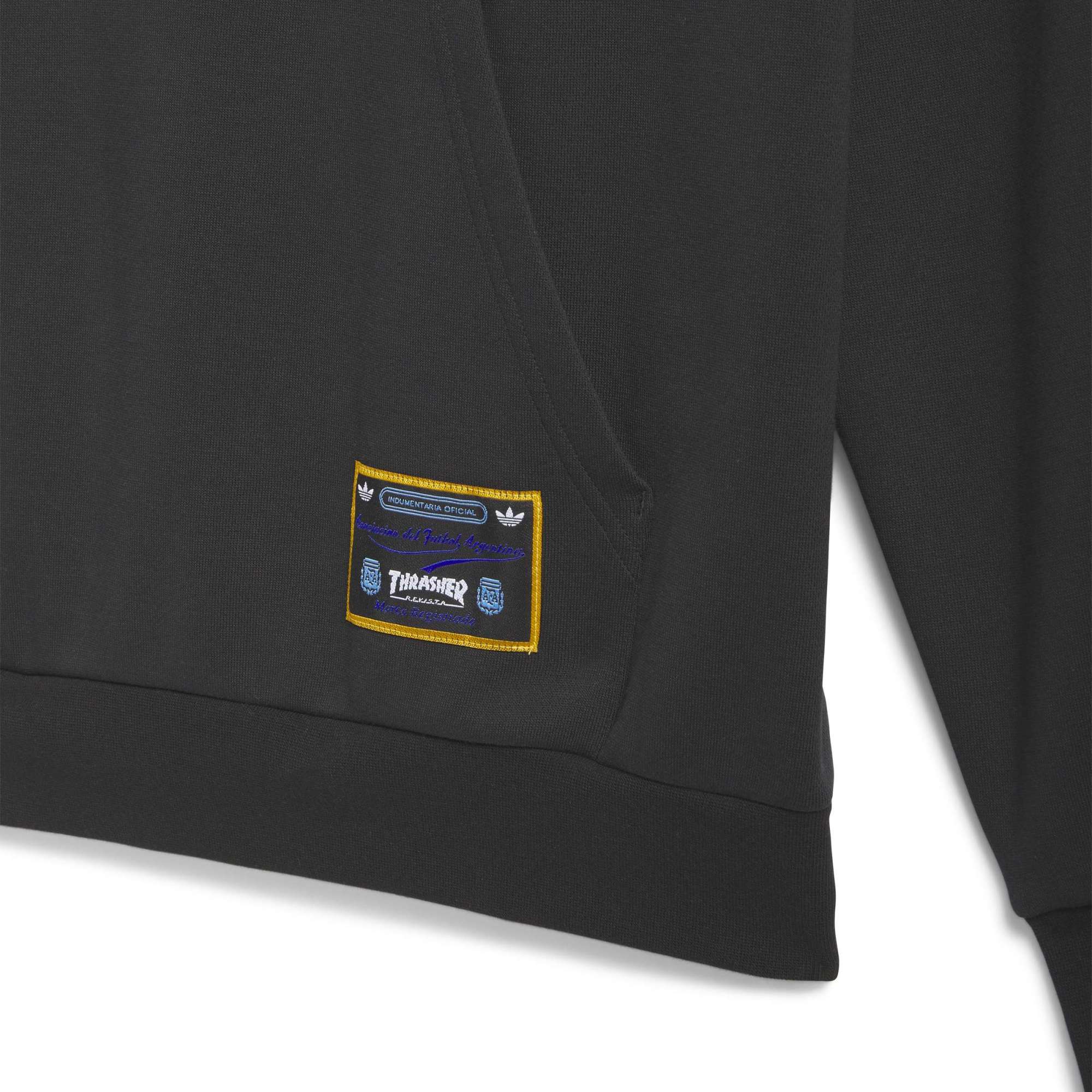 ADIDAS - THRASHER X AFA HOODIE - BLACK