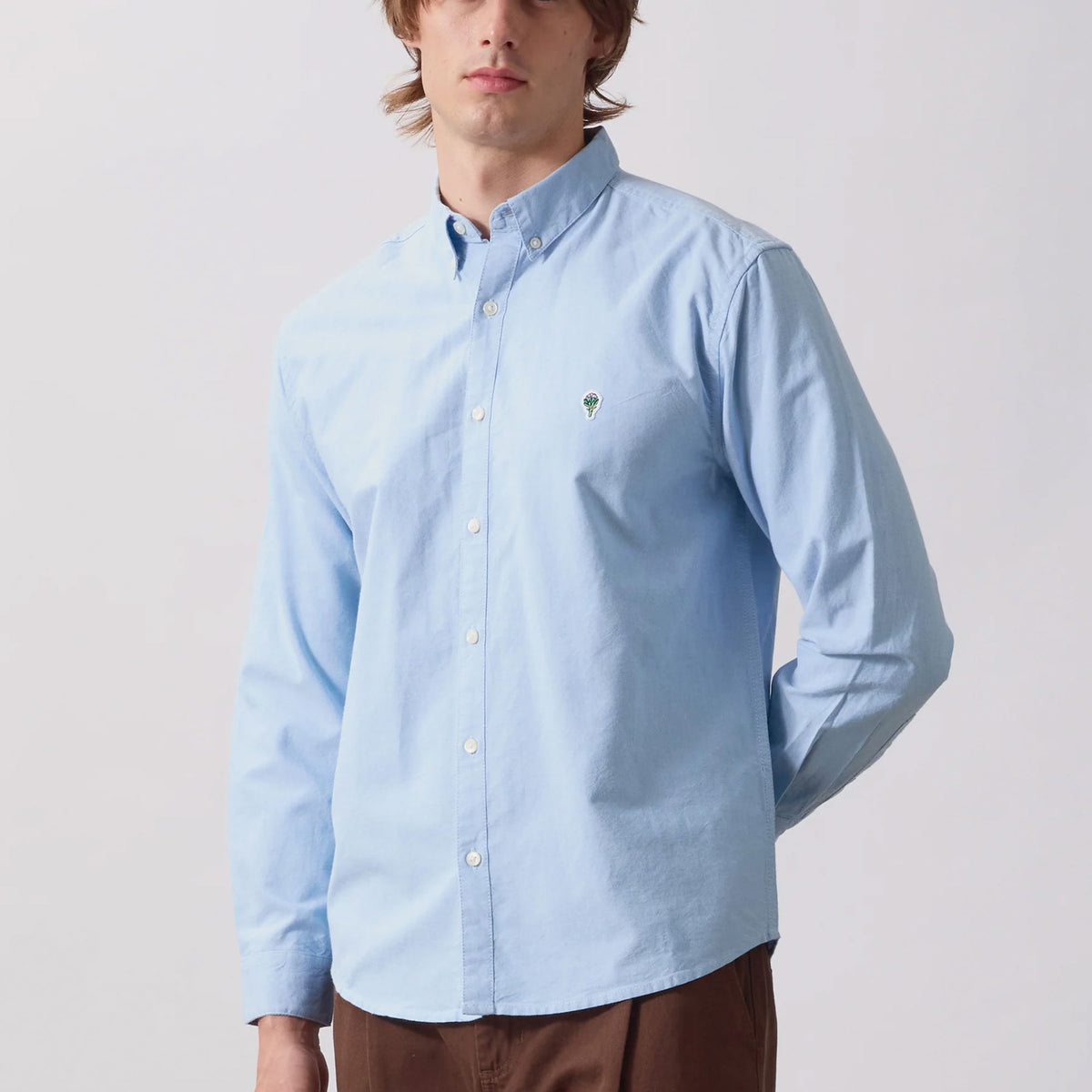 SERVICE WORKS - Artichoke Oxford Shirt - Blue