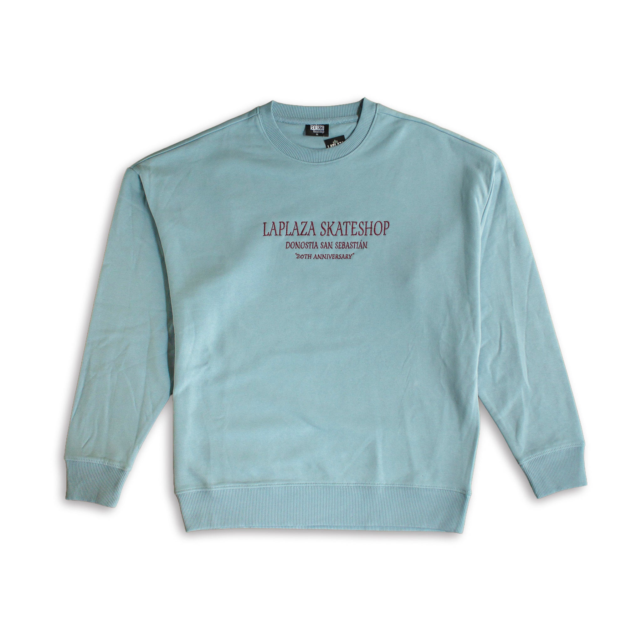 LAPLAZA - CREWNECK 2O YEARS - ICEBLUE