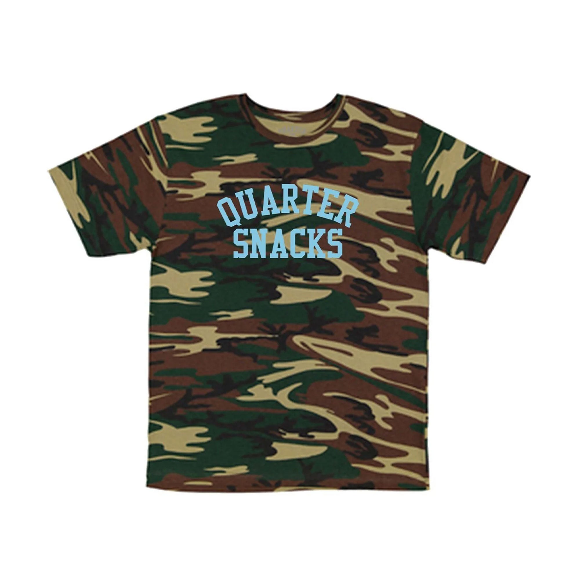 QUARTERSNACK - Camo Arch Tee - Woodland