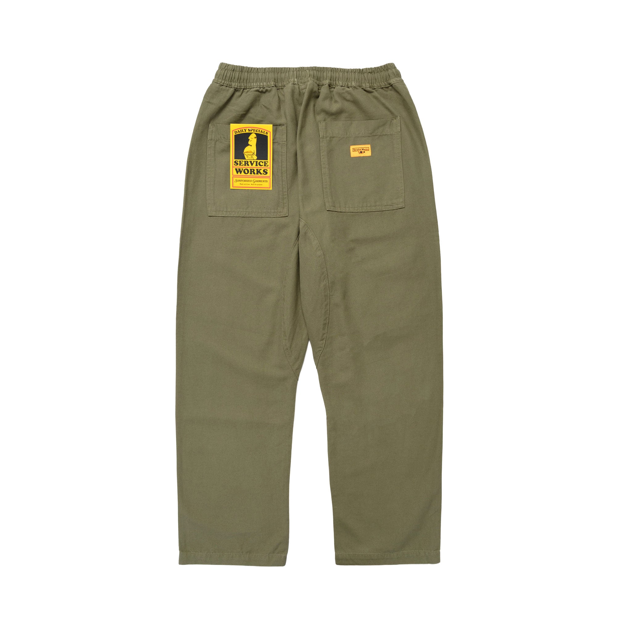SERVICE WORKS - Classic Chef Pants - Olive