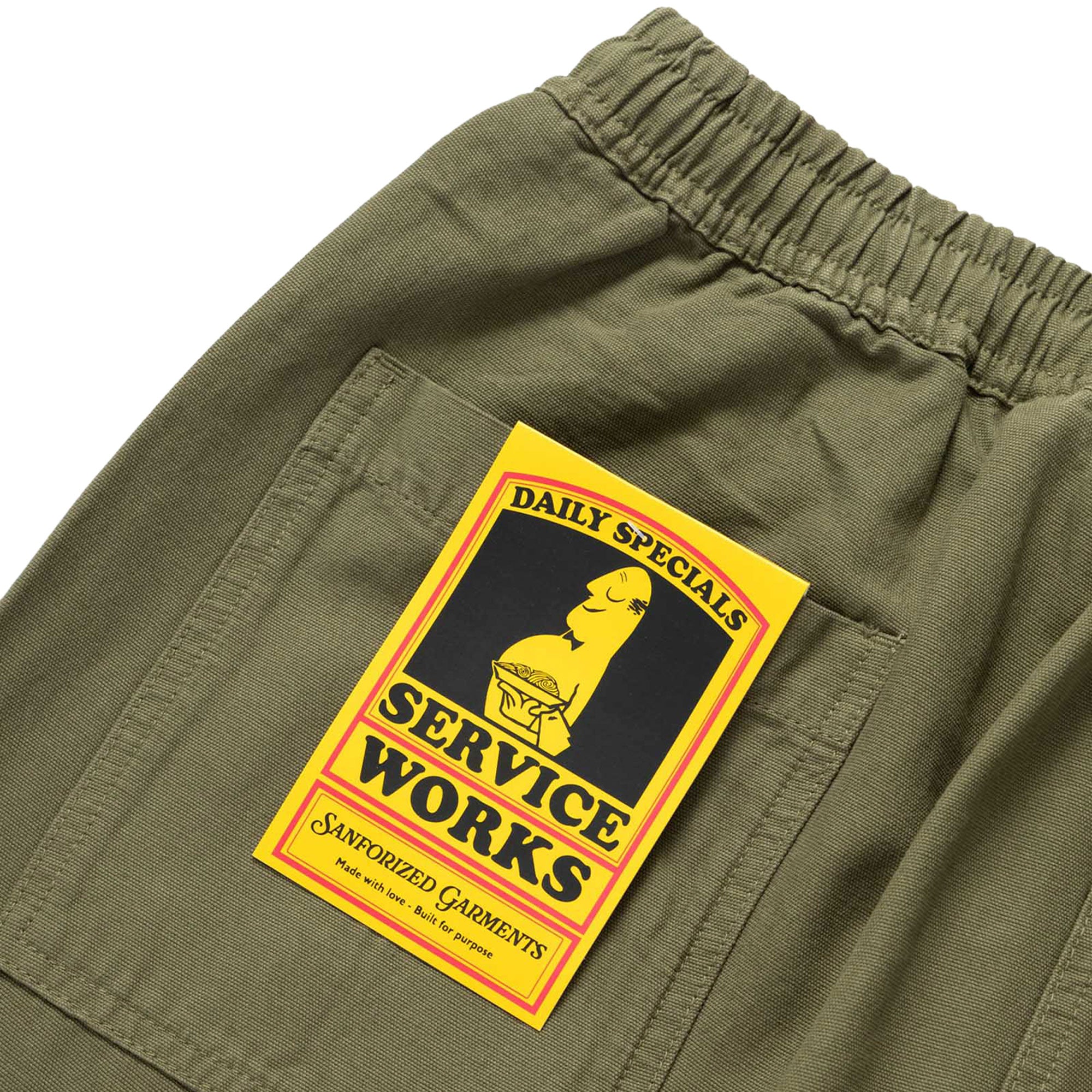 SERVICE WORKS - Classic Chef Pants - Olive