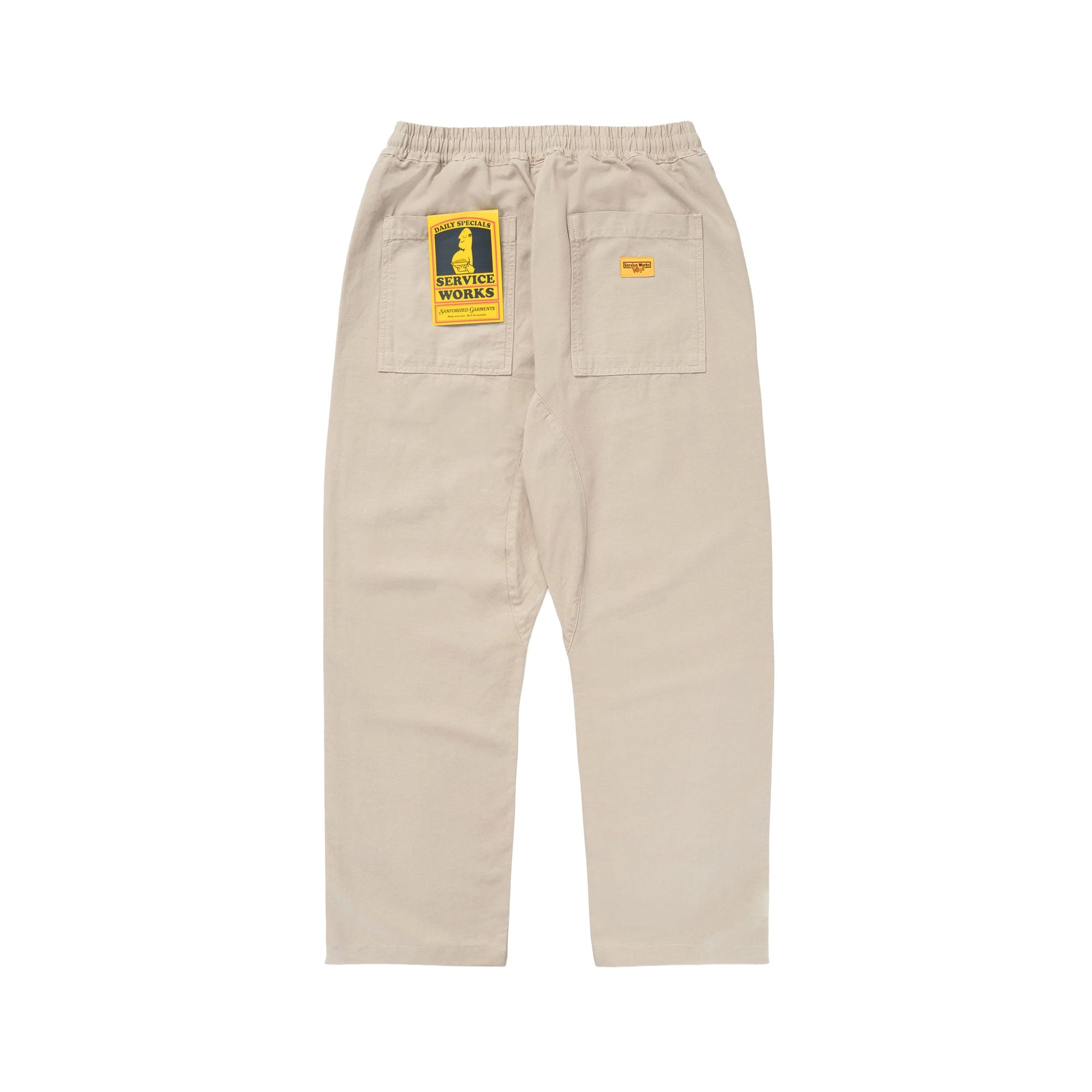 SERVICE WORKS - Classic Chef Pants - Stone