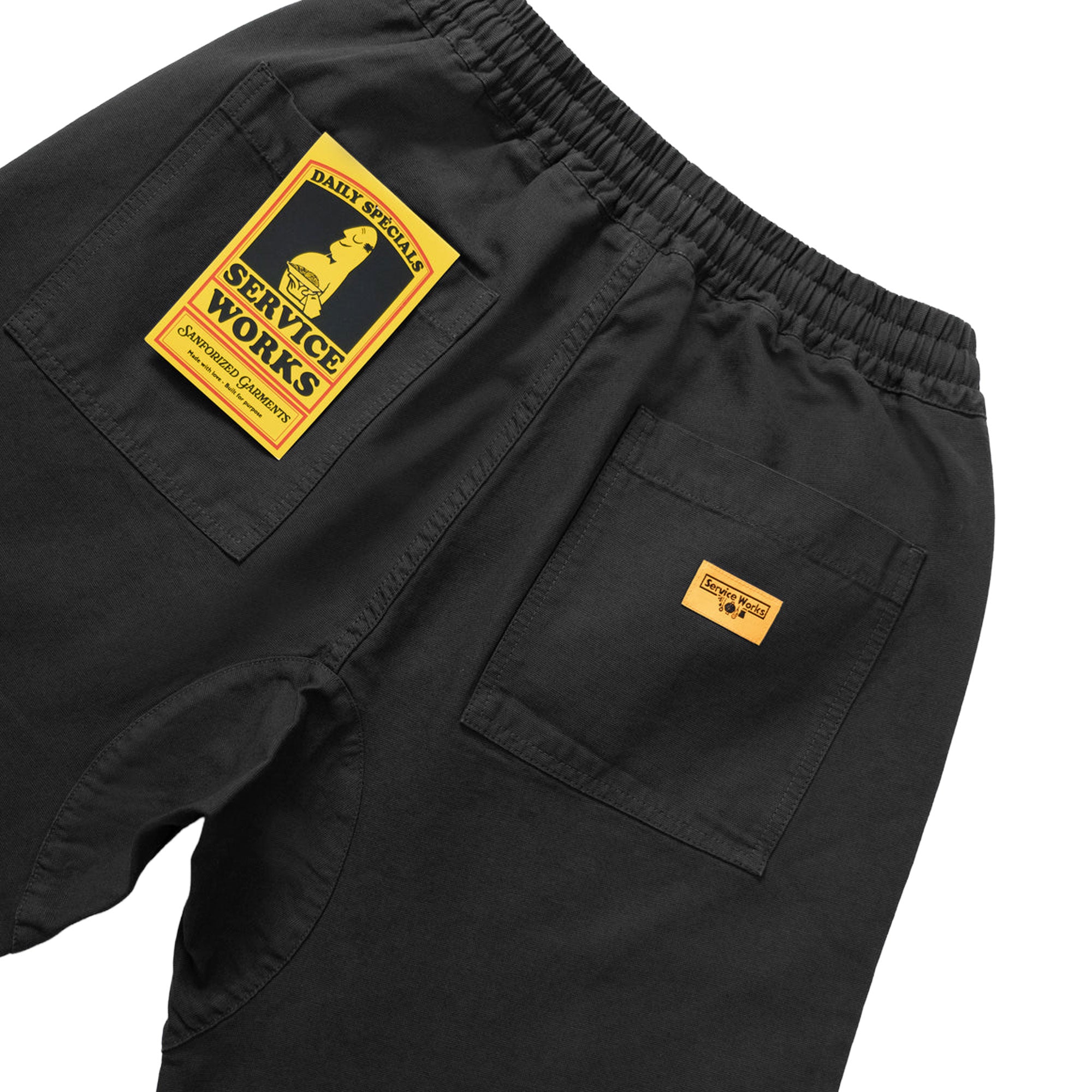 SERVICE WORKS - Classic Chef Shorts - Black