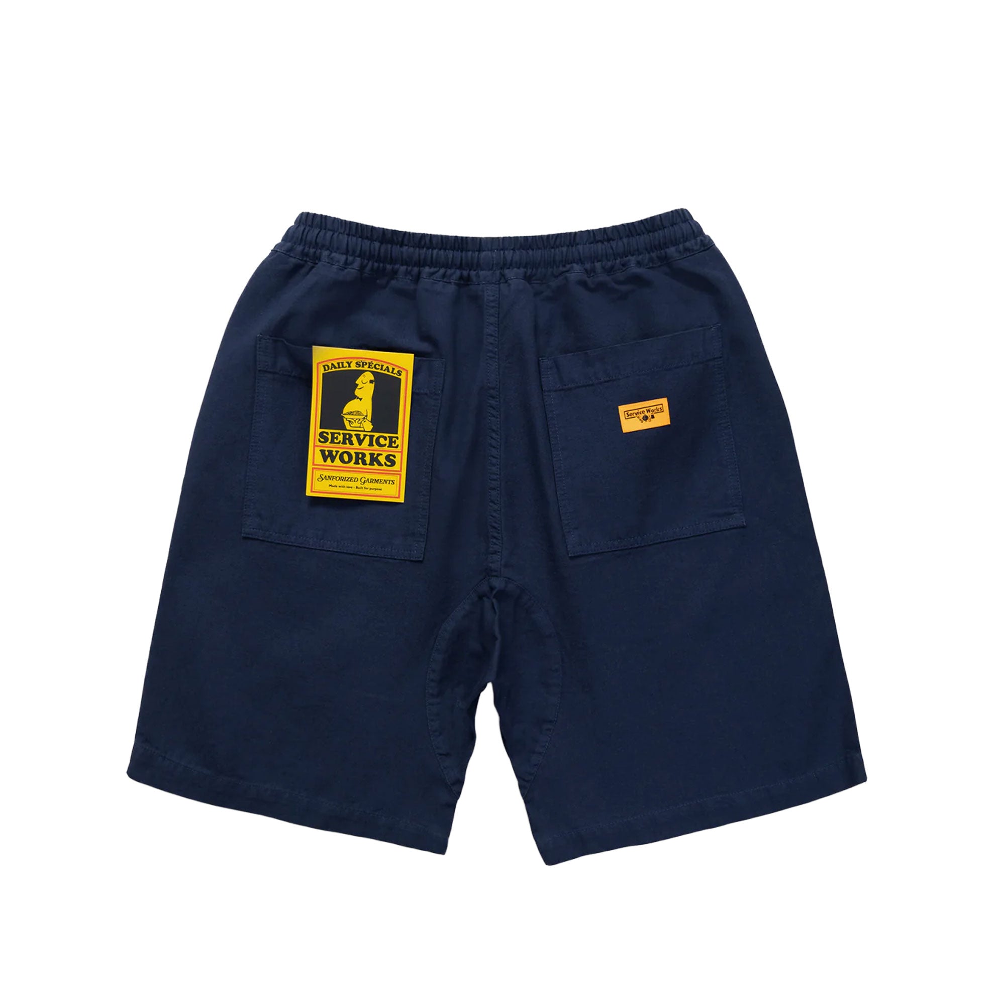 SERVICE WORKS - Classic Chef Shorts - Dark Navy