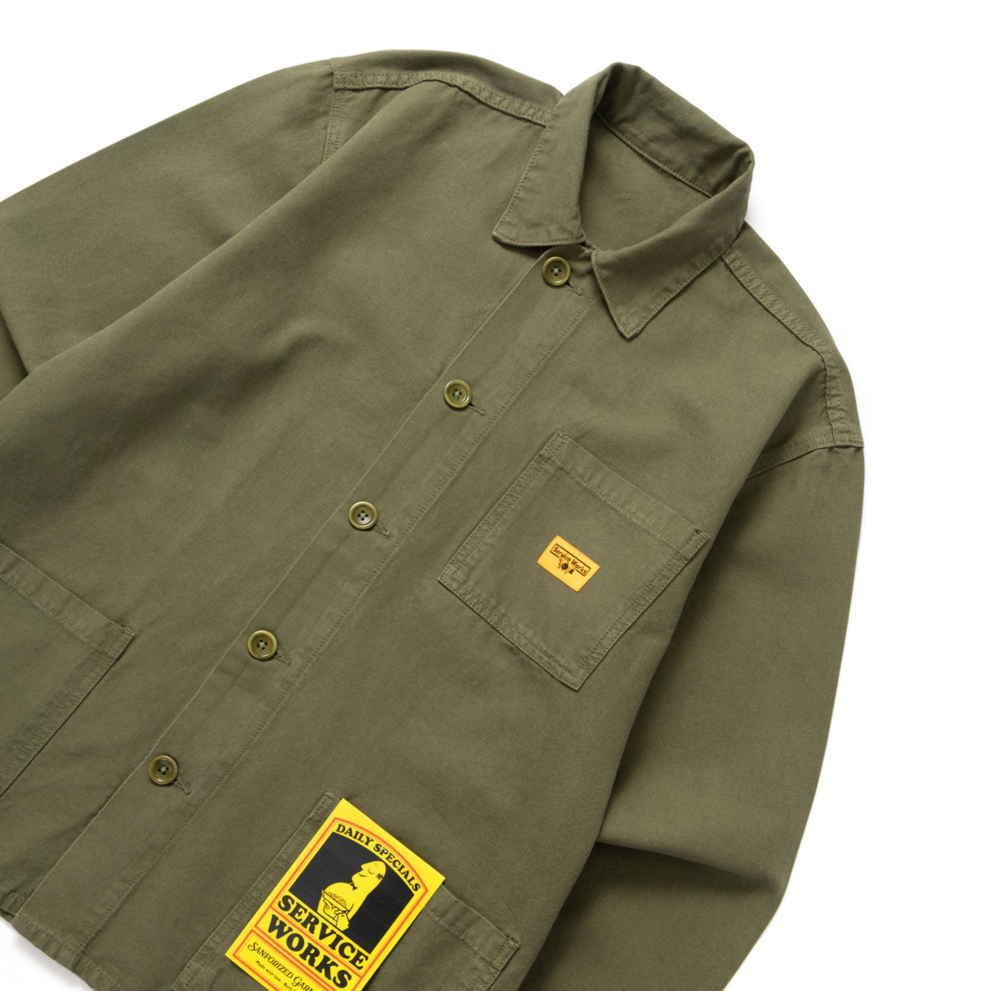SERVICE WORKS - Classic Chore Shirt - Olive