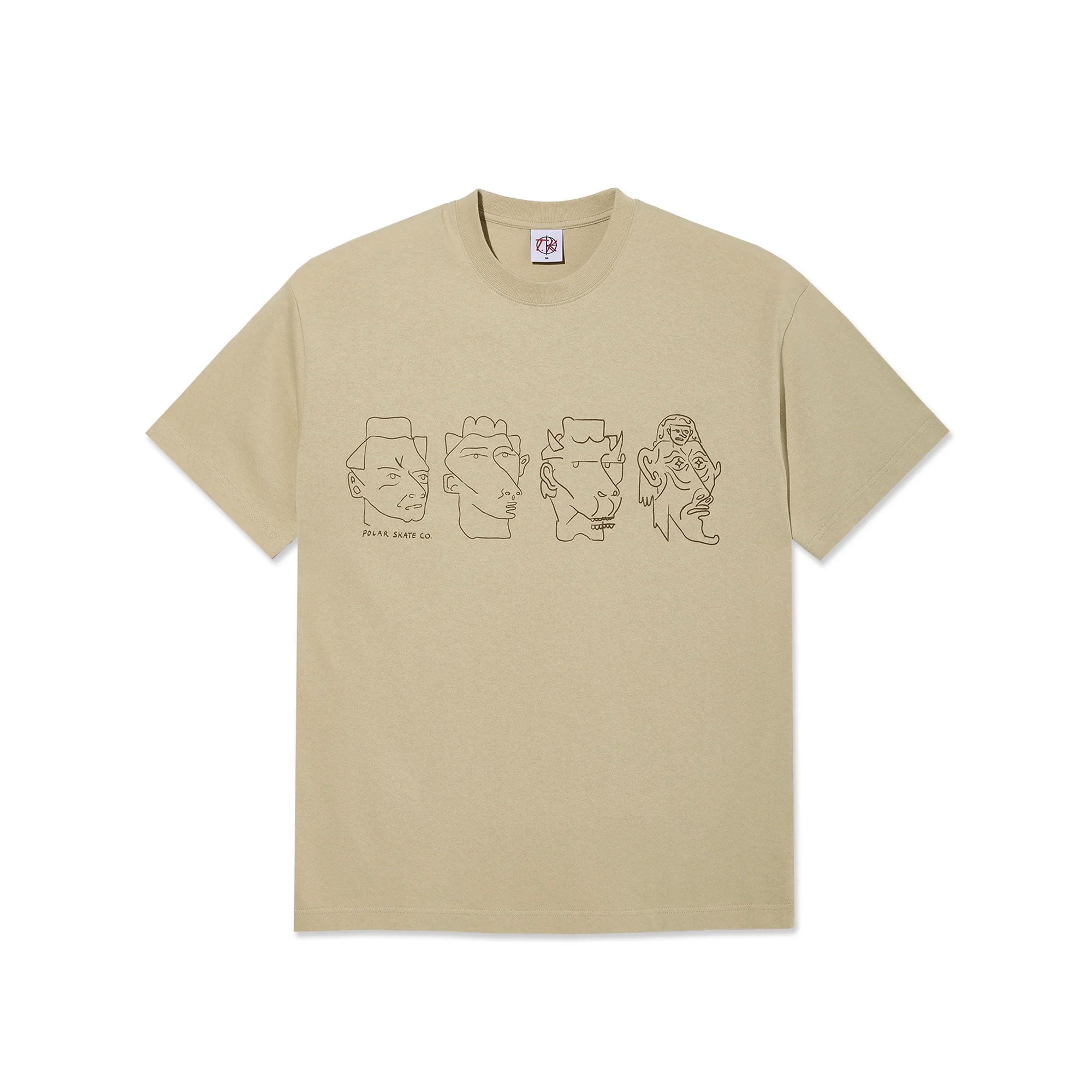 POLAR - Contrast Tee | 8 Heads - Sand/Brown