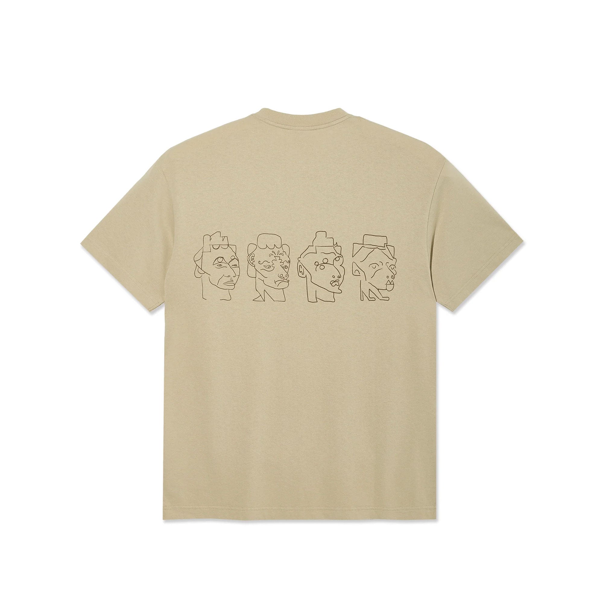 POLAR - Contrast Tee | 8 Heads - Sand/Brown