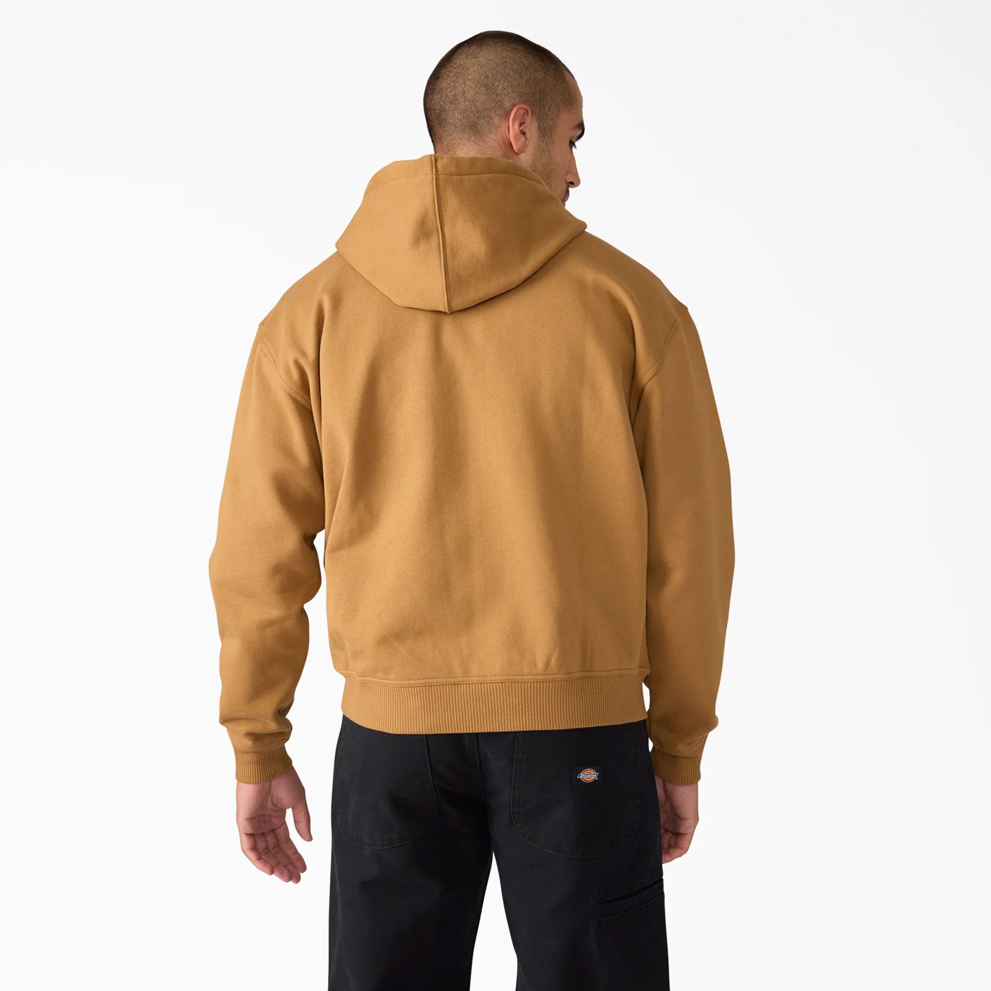 DICKIES - Dickies X Thrasher Zippered Hoodie - BROWN