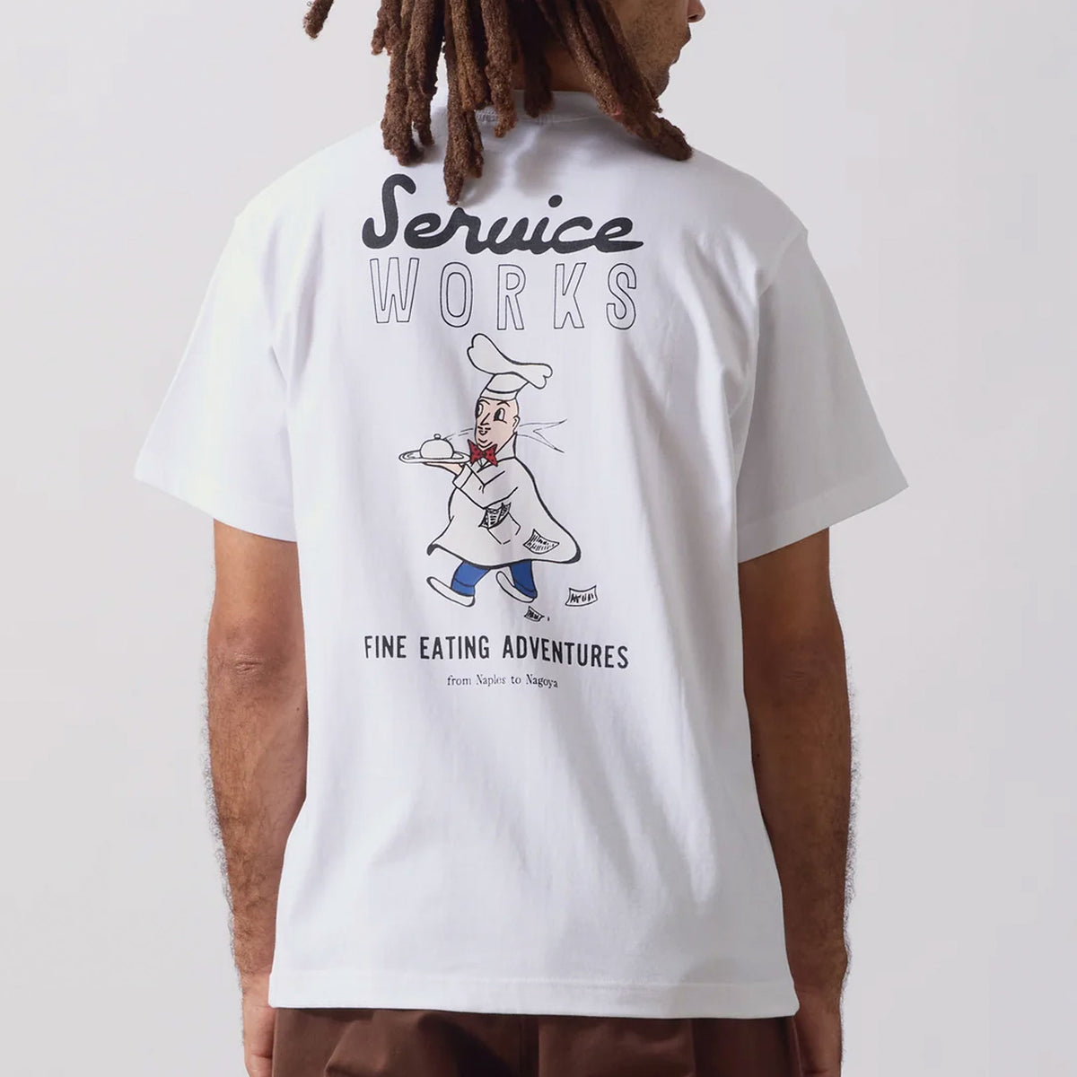 SERVICE WORKS - Eating Adventures Tee - White