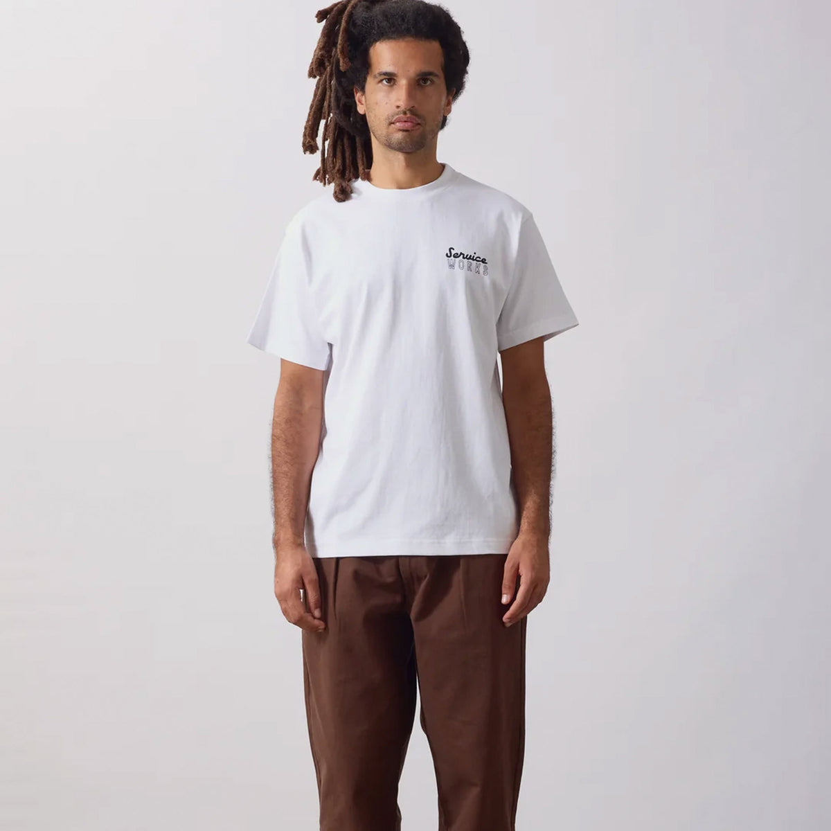 SERVICE WORKS - Eating Adventures Tee - White