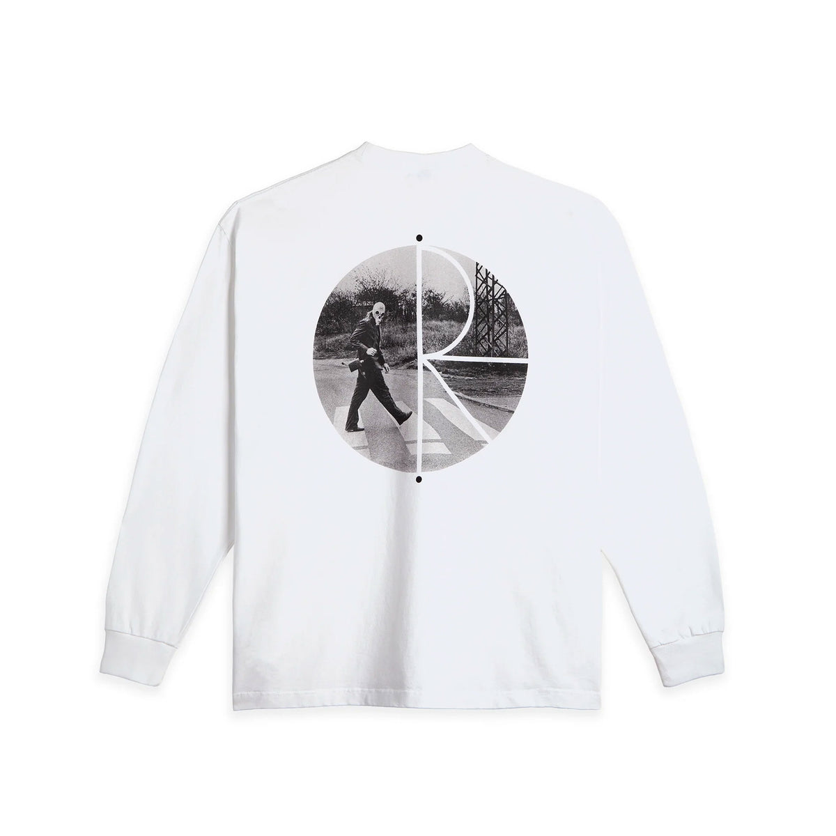 POLAR - Fill Logo LS Tee | Klez Crossing - White