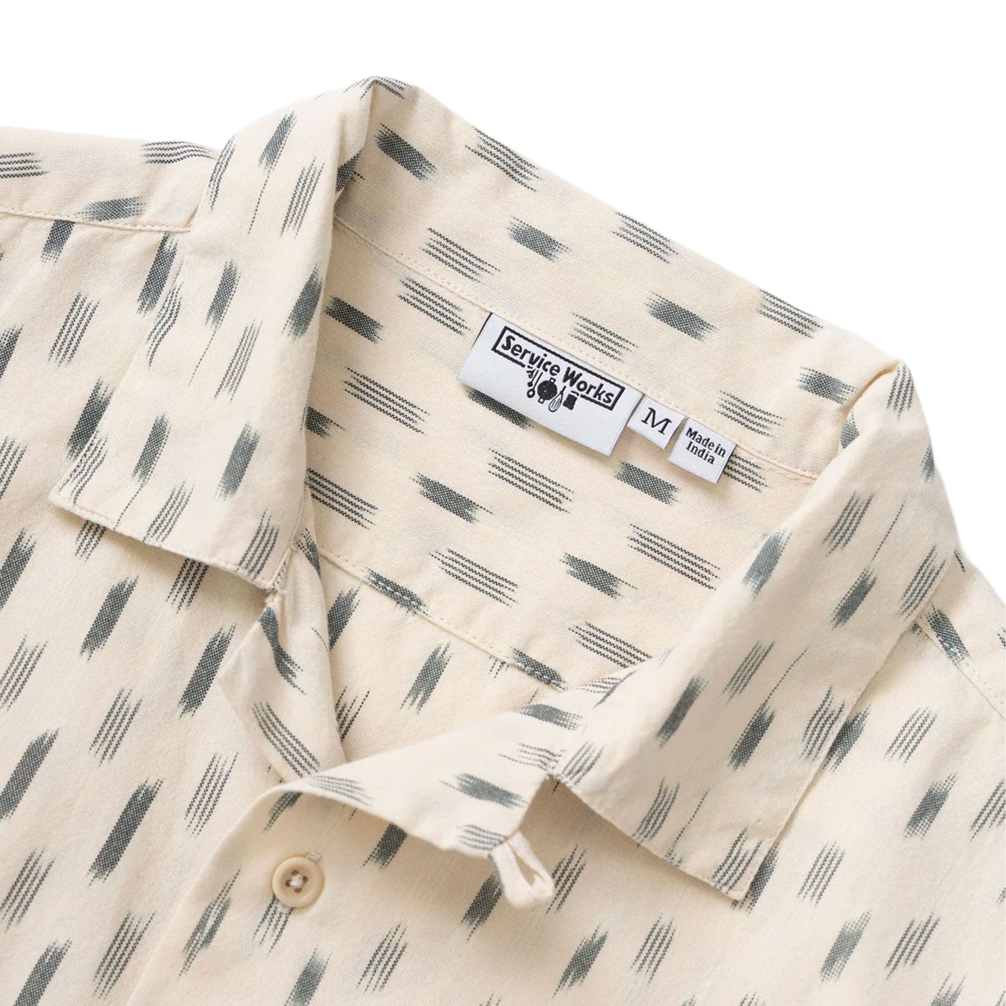 SERVICE WORKS - Ikat Shirt - White