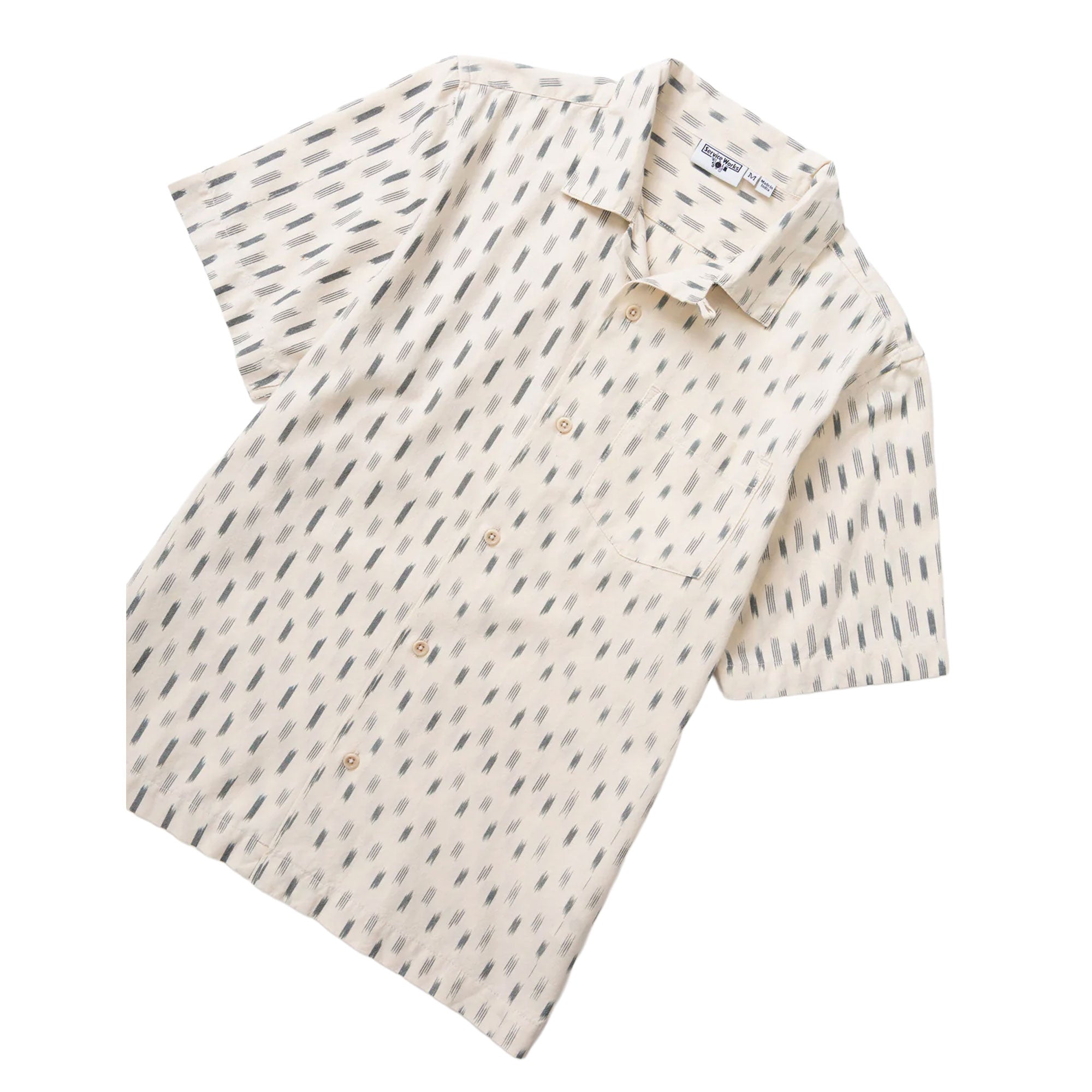 SERVICE WORKS - Ikat Shirt - White