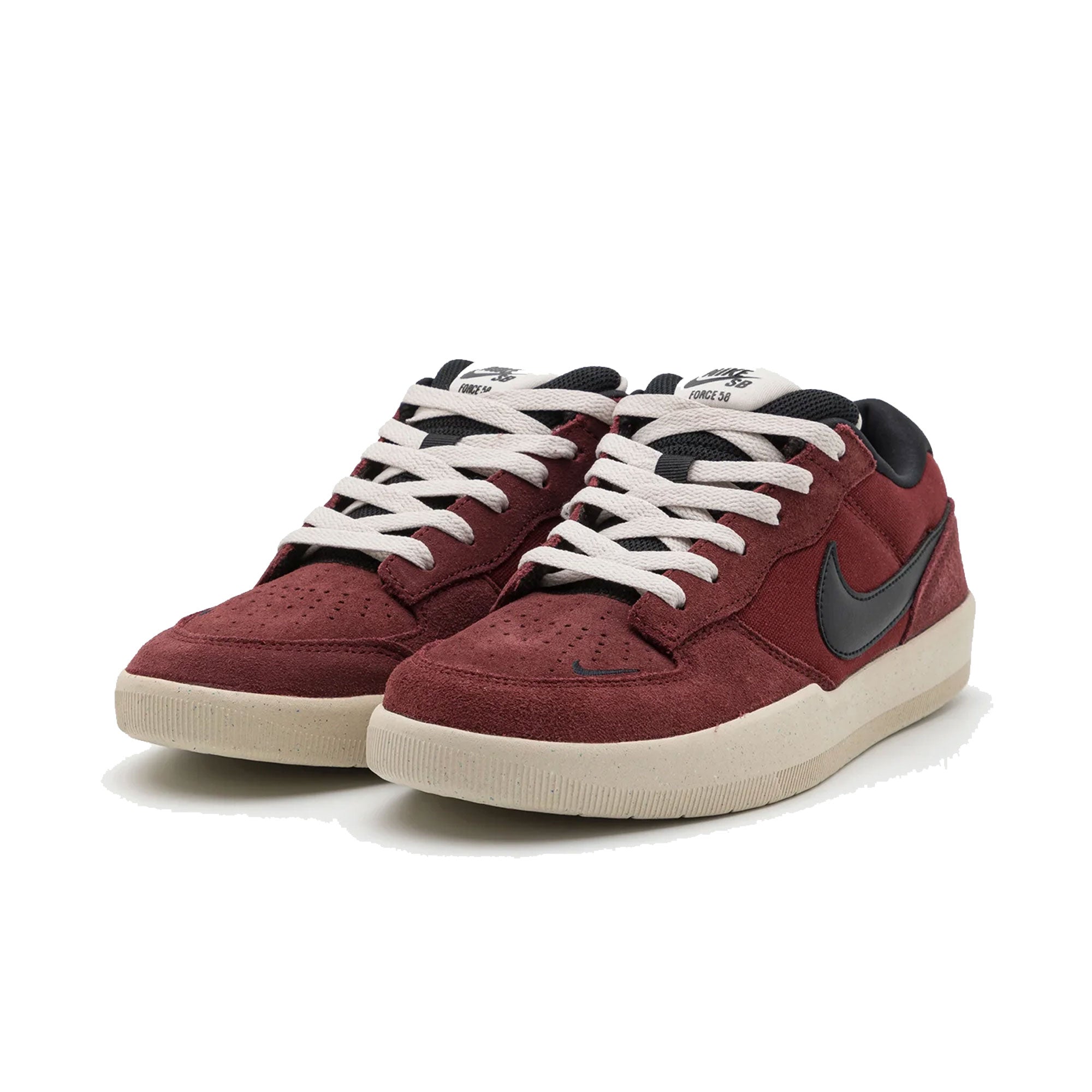 NIKE SB - FORCE 58 - dark team red/black/light orewood brown