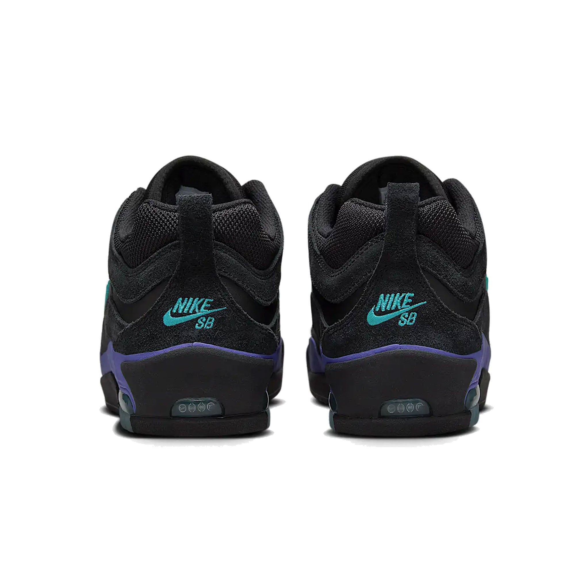 NIKE SB - Air Max Ishod - Negro/Negro/Persian Violet/Dusty Cactus