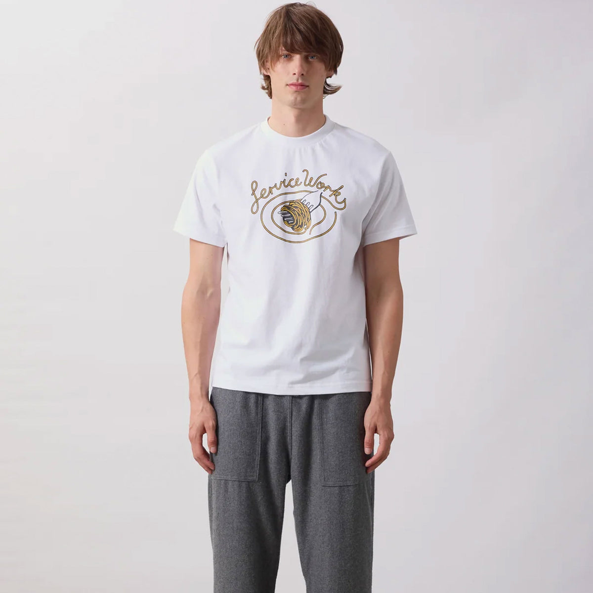 SERVICE WORKS - Spaghetti Tee - White