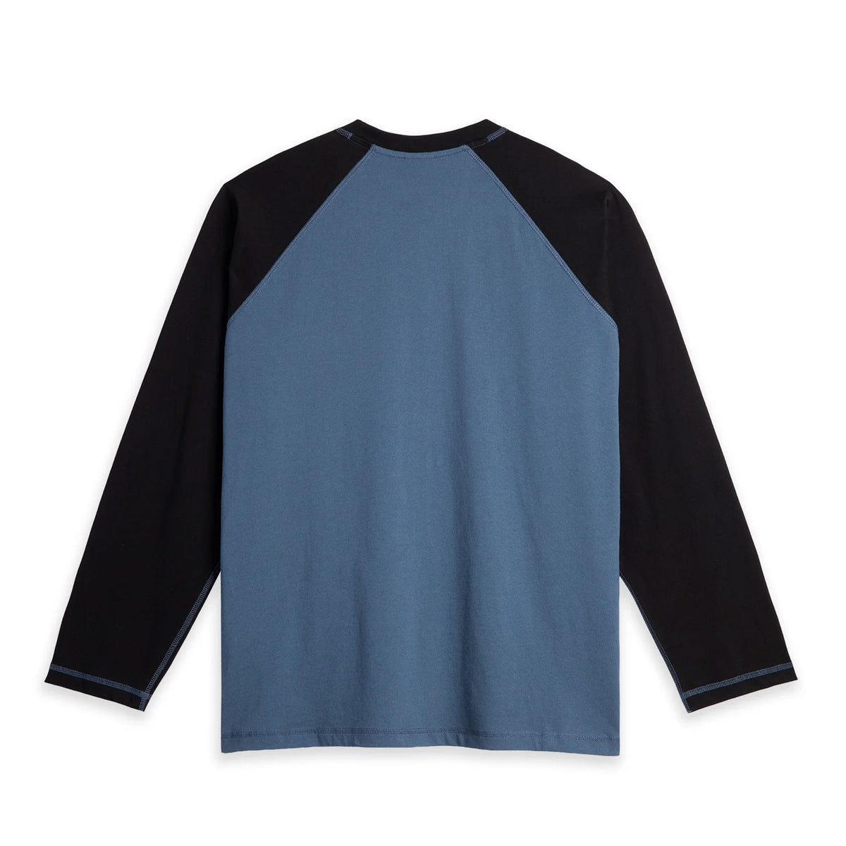 POLAR - Stevie LS Tee - Grey Blue/Black