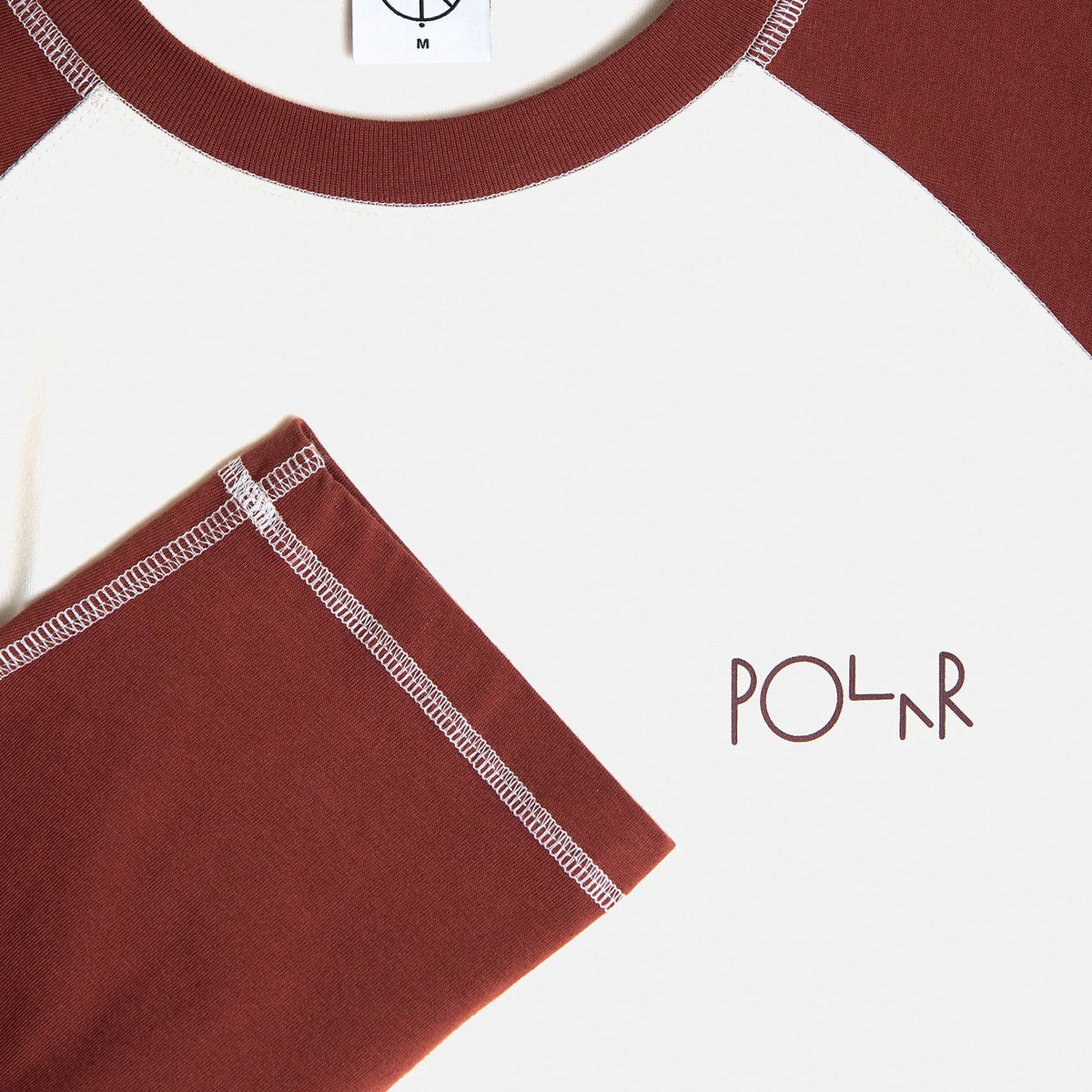 POLAR - Stevie LS Tee - Ivory/Wine