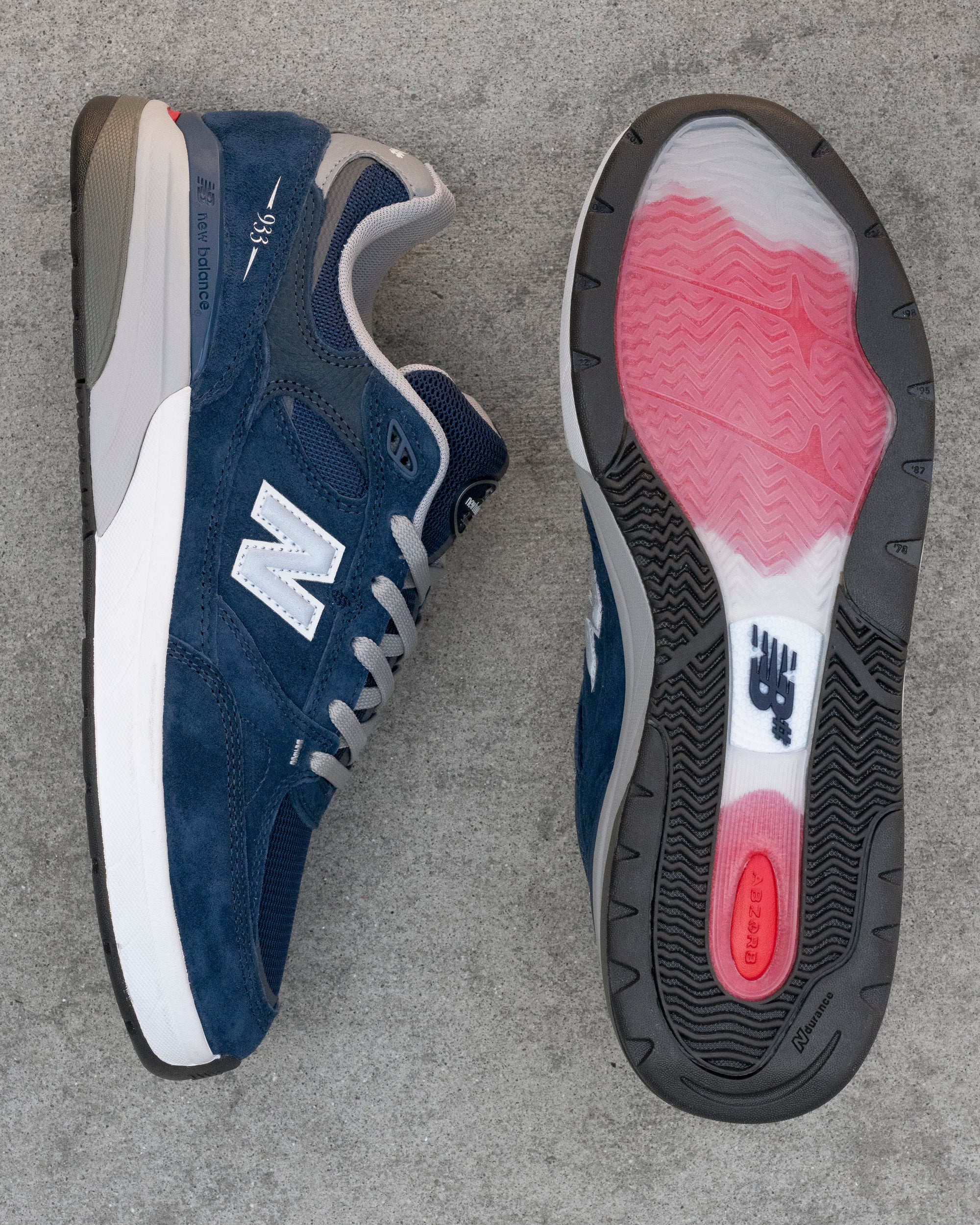NEW BALANCE - NUMERIC ANDREW REYNOLDS 933 - NAVY/GREY