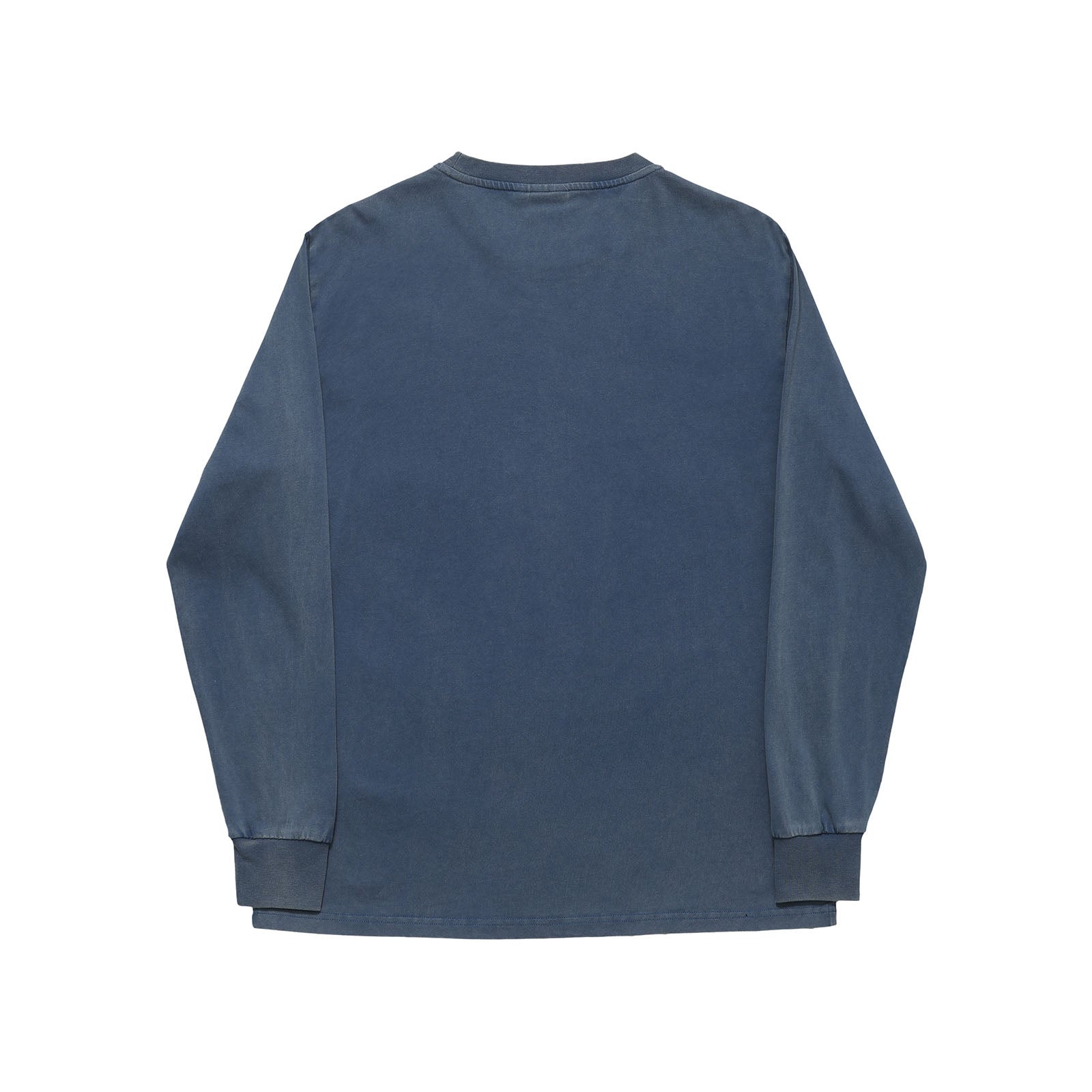 HÈLAS - CLASSIC LS TEE WASHED - BLUE