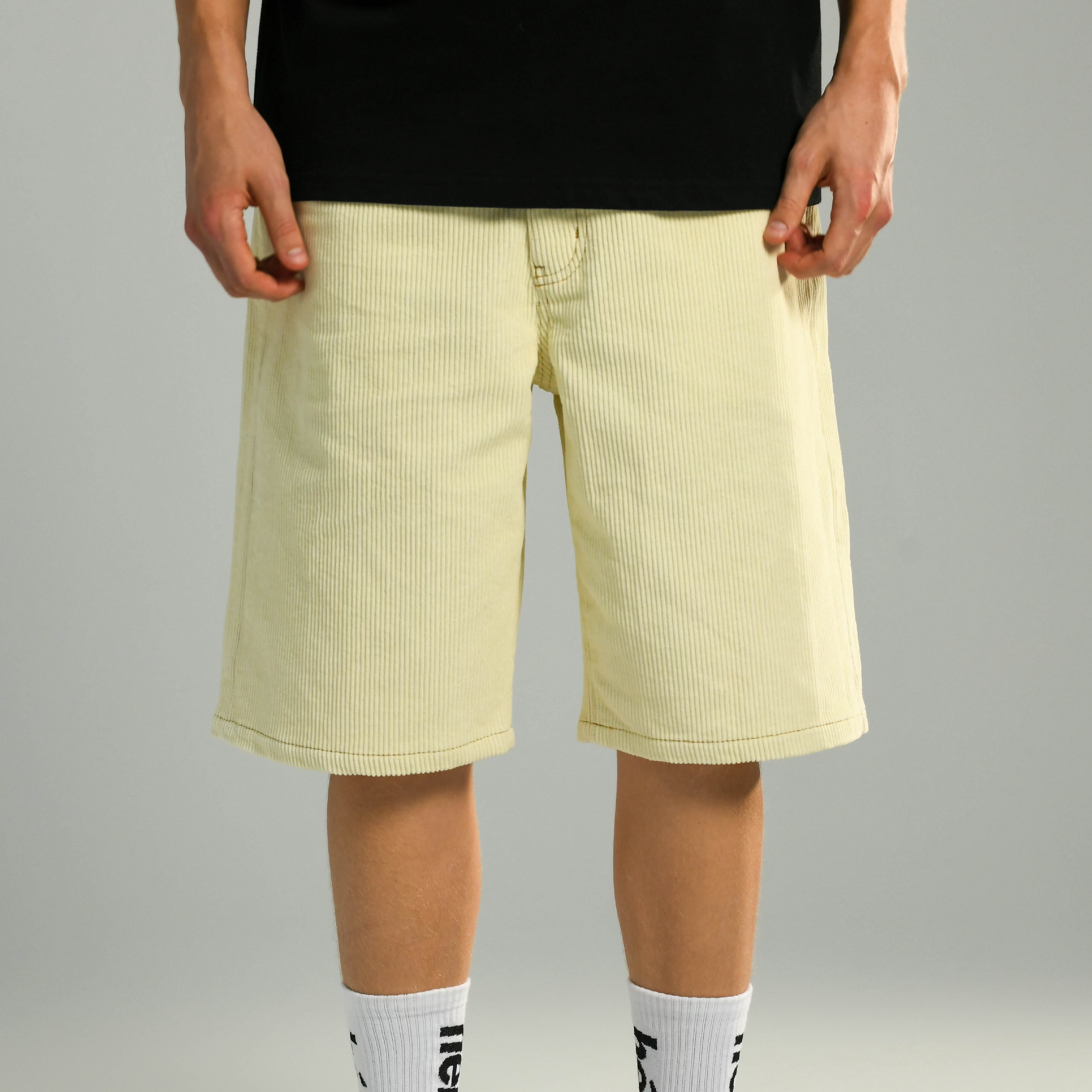 HELAS - COURONNE CORDUROY SHORTS - OFF WHITE