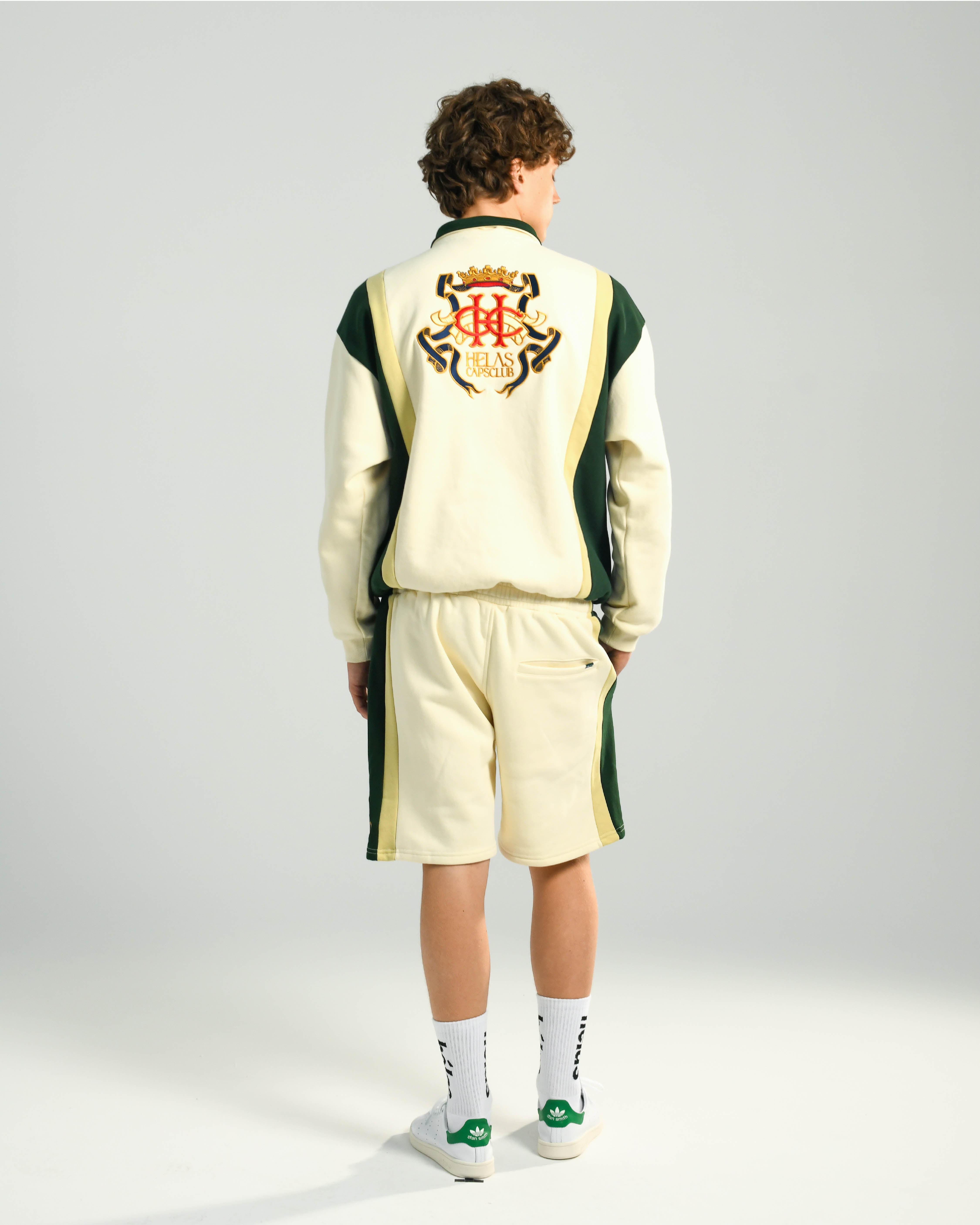 HELAS - COURONNE QUARTER ZIP - LIGHT BEIGE