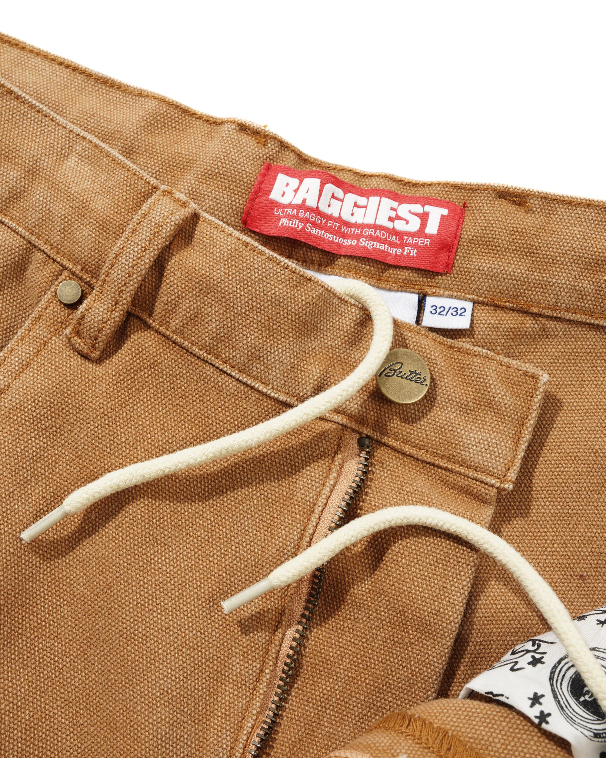 BUTTER - Santosuosso Duck Canvas Denim Jeans - Brown
