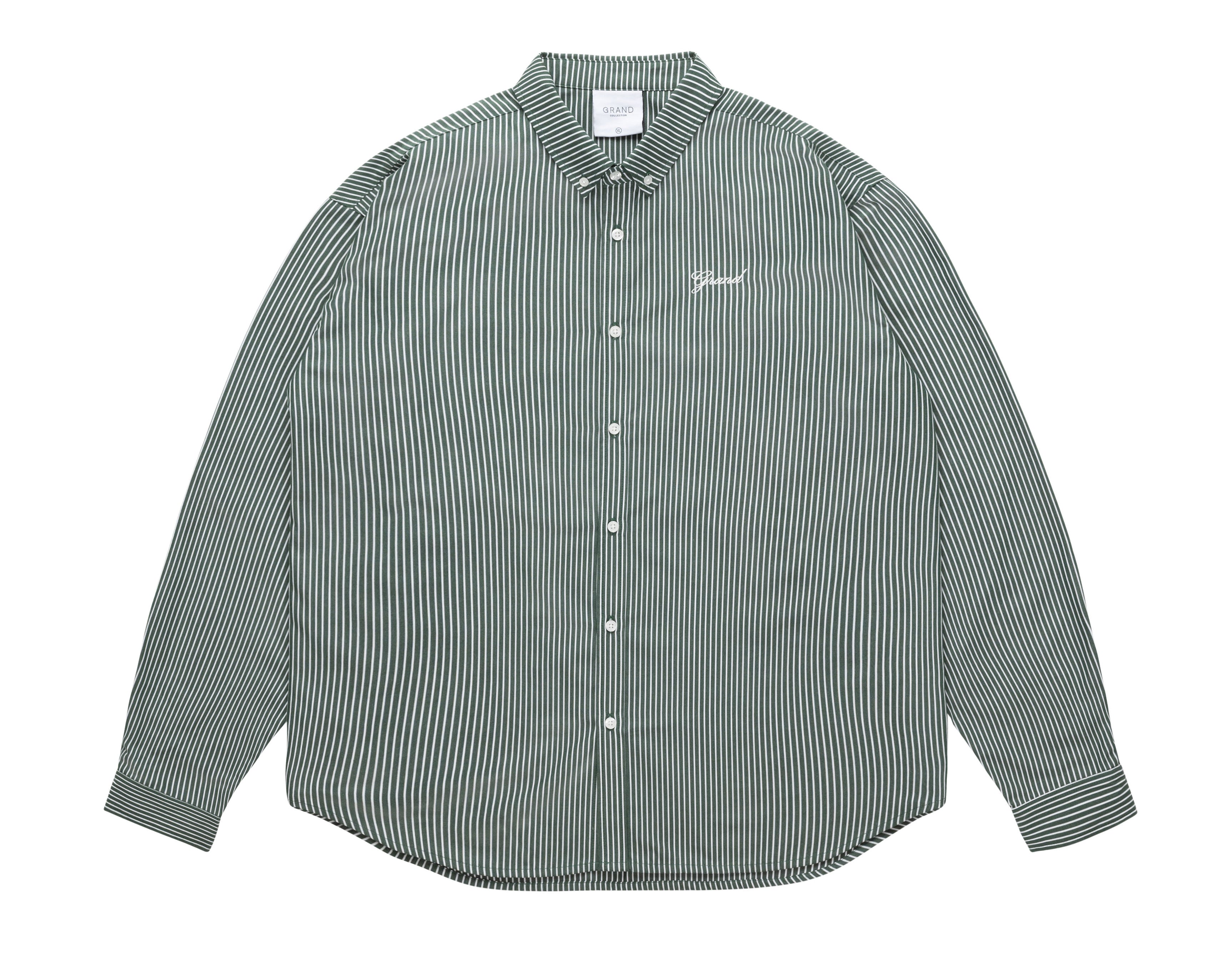 GRAND COLLECTION - BLAIR POPLIN SHIRT - FOREST