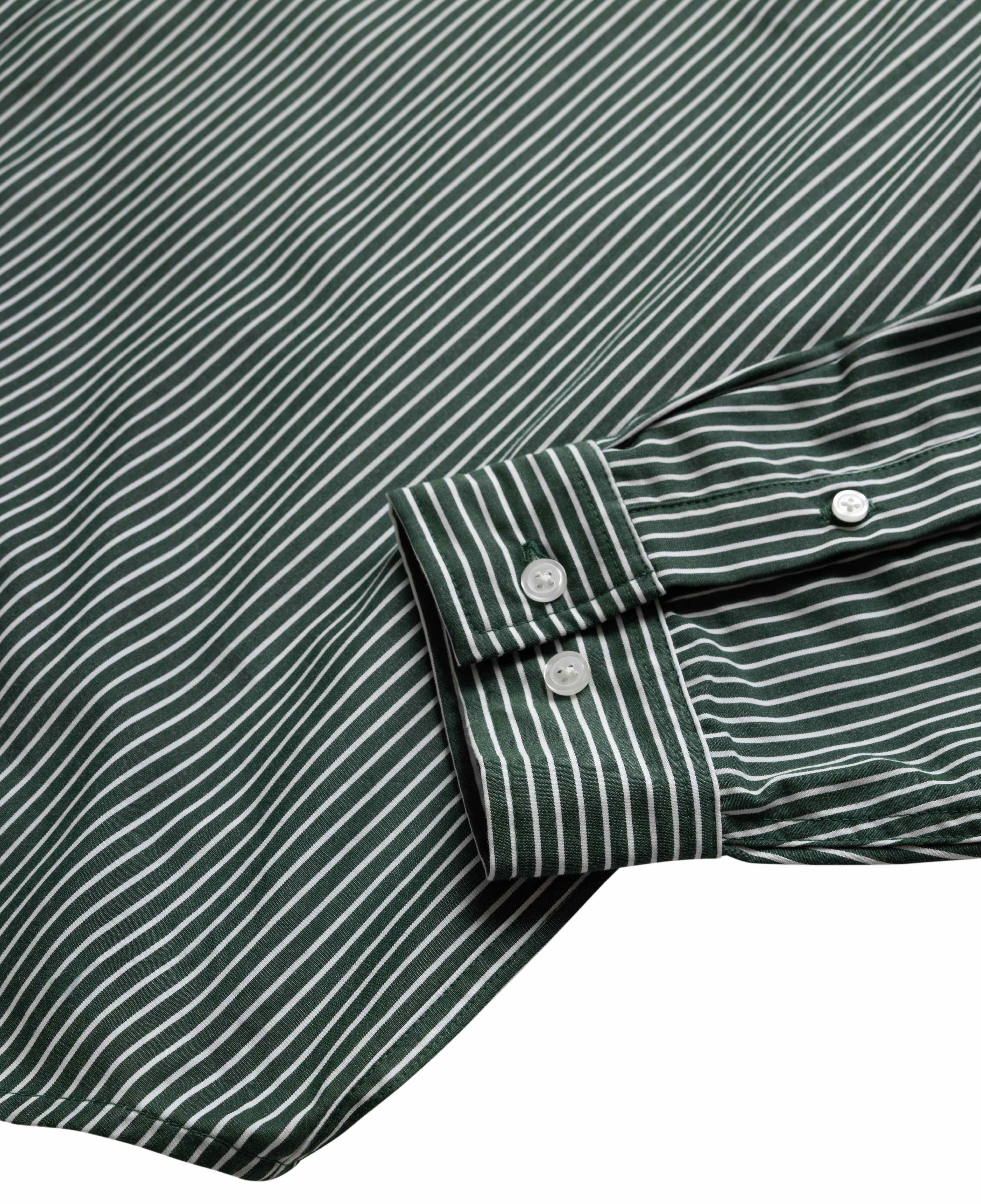 GRAND COLLECTION - BLAIR POPLIN SHIRT - FOREST
