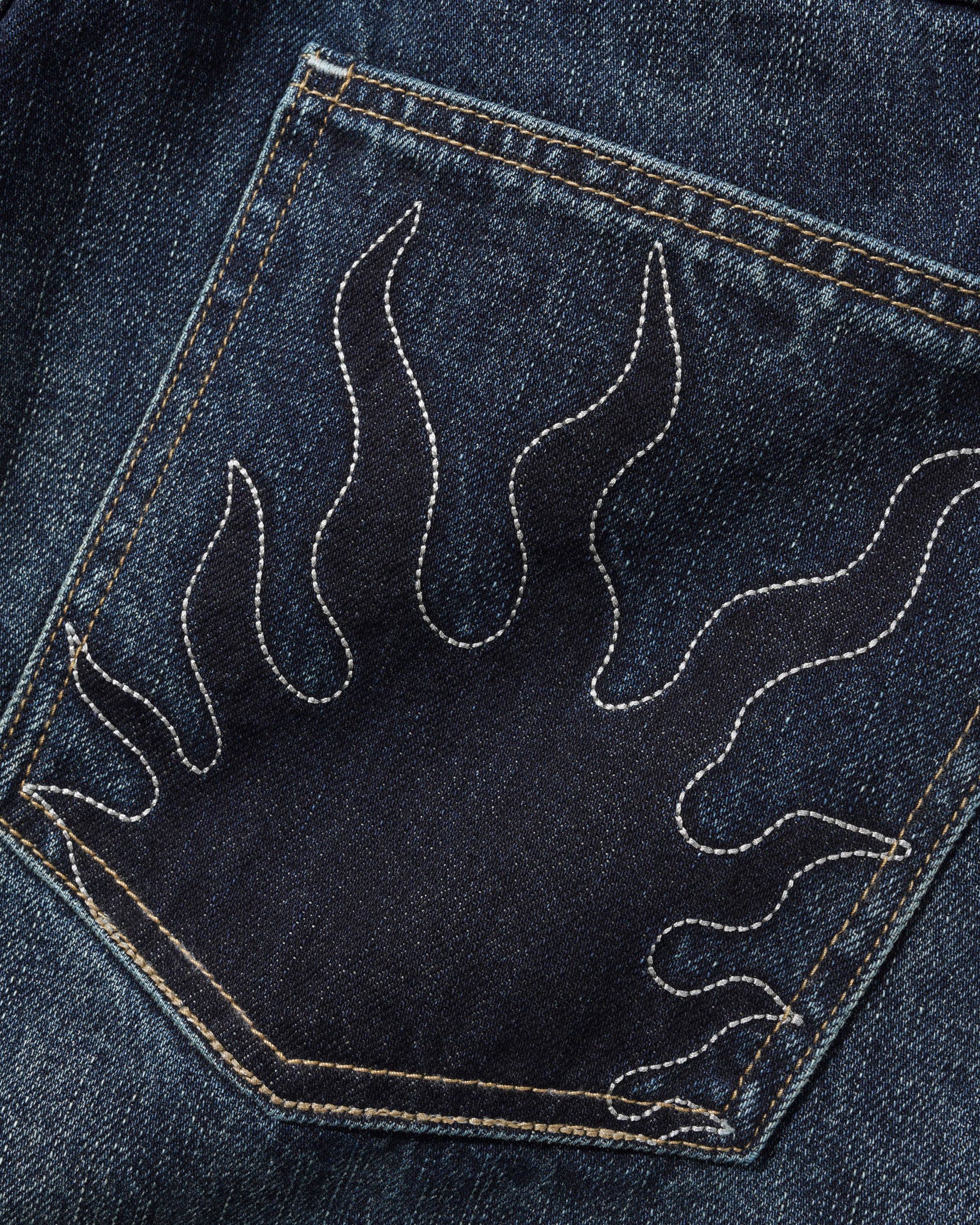 BUTTER - Solar Fade Denim Jeans - Blue Tint Ripple