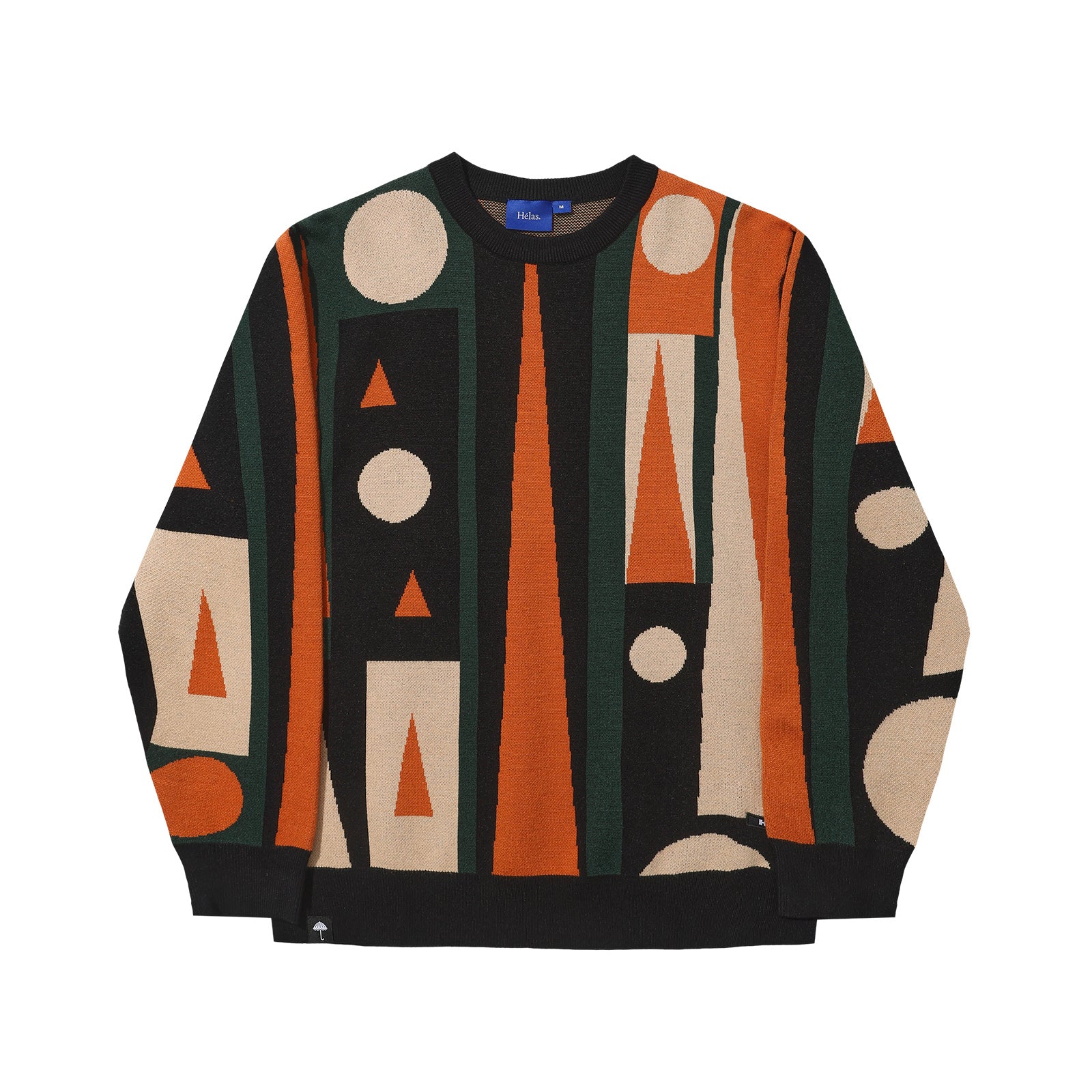 HÉLAS - BACKGAMMON CREWNECK - MULTICO
