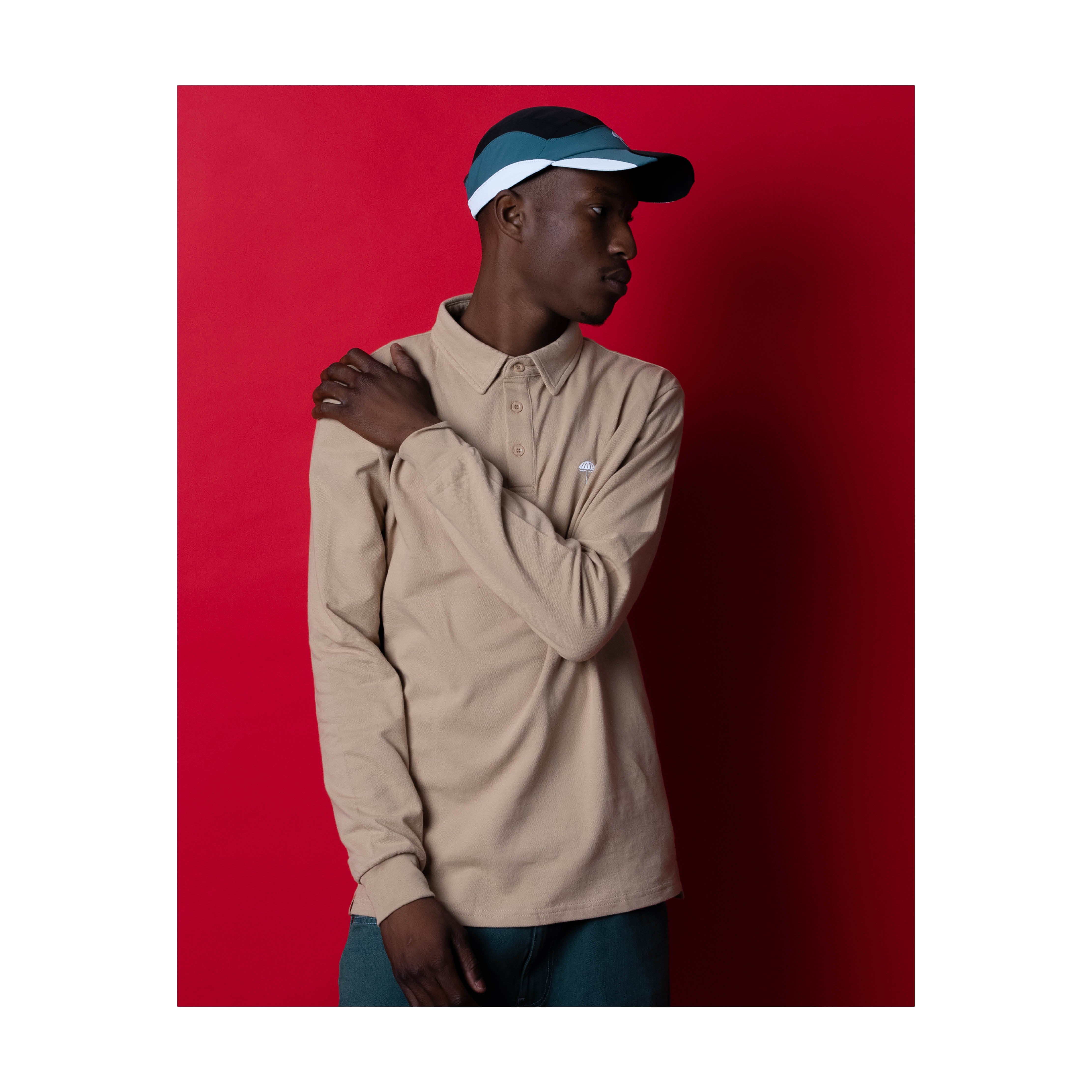 HÉLAS - CLASSIC PIQUE LS POLO - BEIGE