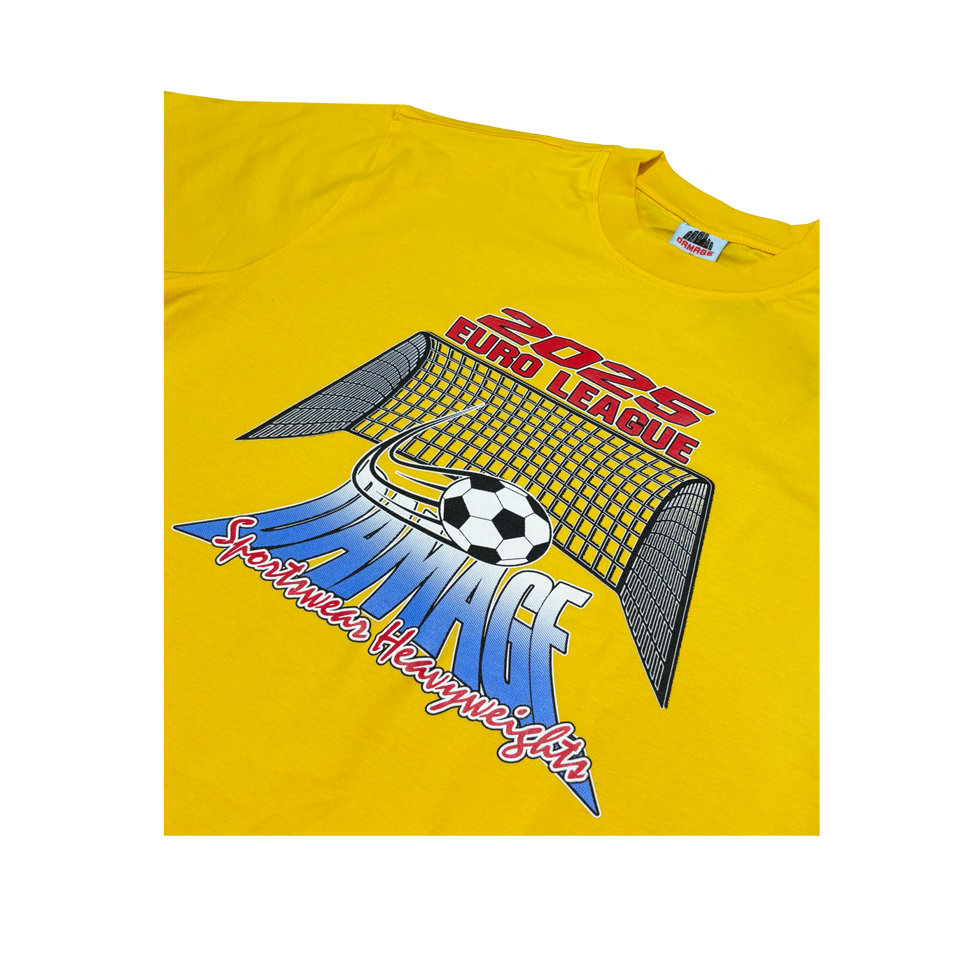 DAMAGE - EUROLIGA TEE - YELLOW