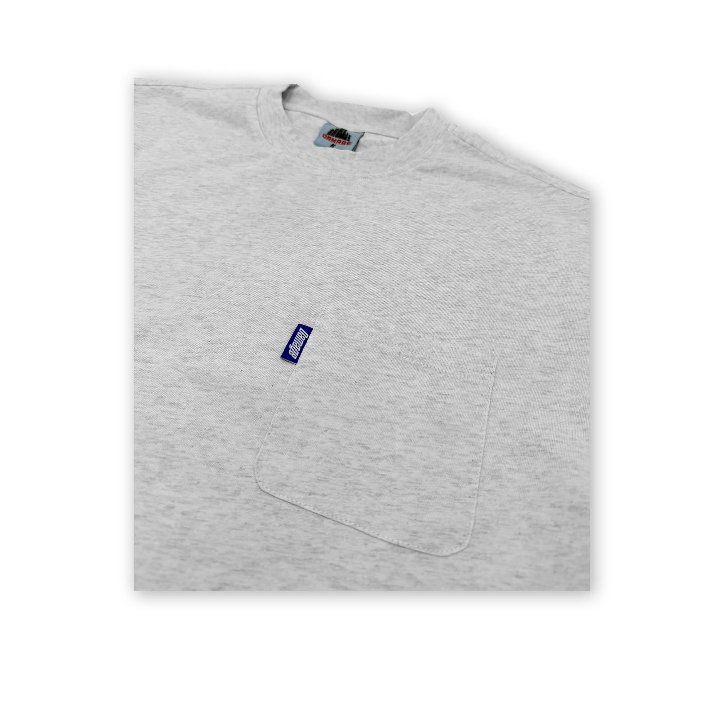 DAMAGE - POCKET TEE - SPORT GREY