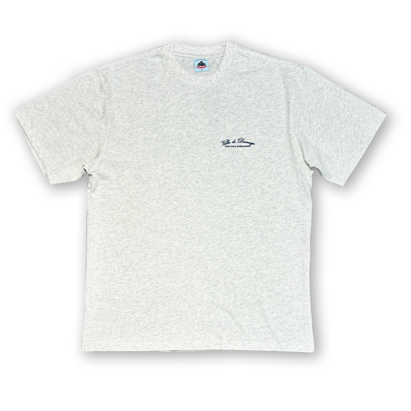 DAMAGE - SKRESS TEE - ASH GREY