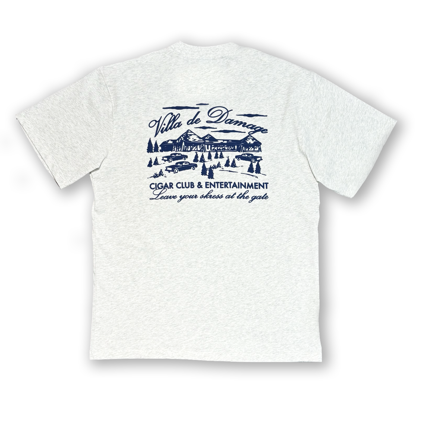 DAMAGE - SKRESS TEE - ASH GREY